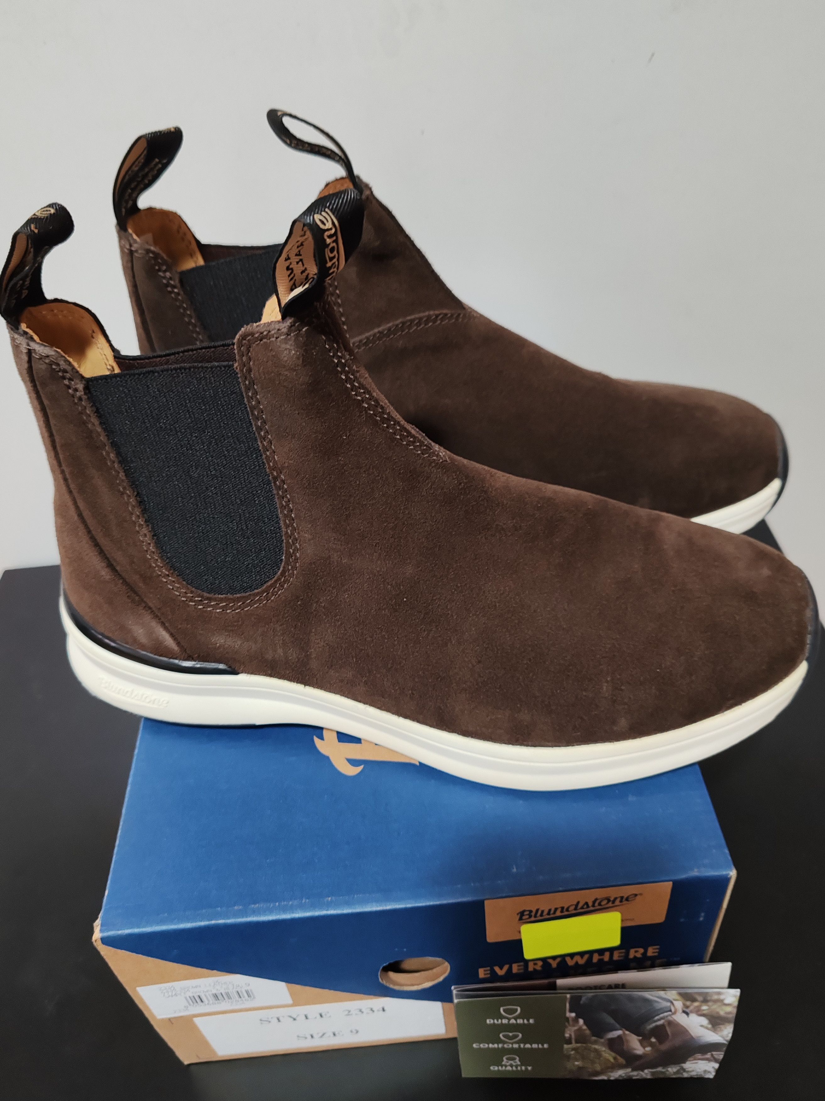 Blundstone Botte Blundstone Active Brown Leather #2334 Poudré Tg:43 Size US 10.5 / EU 43-44 - 5 Thumbnail
