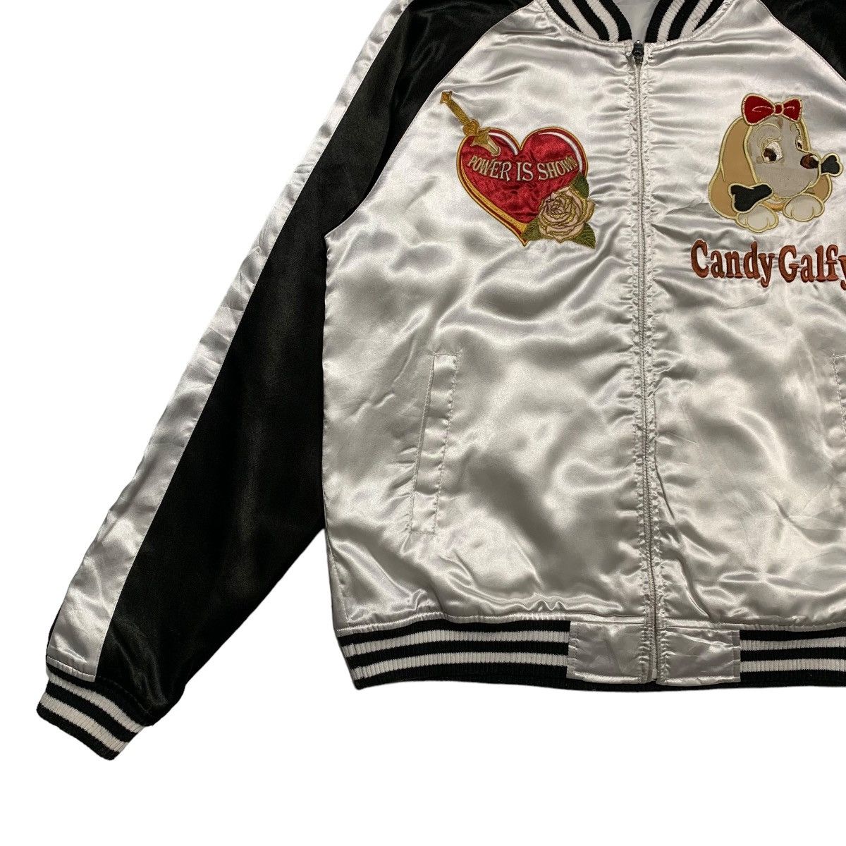 Japanese Brand Candy Galfy Dog Big Picture Sukajan Jacket Size M / US 6-8 / IT 42-44 - 8 Thumbnail