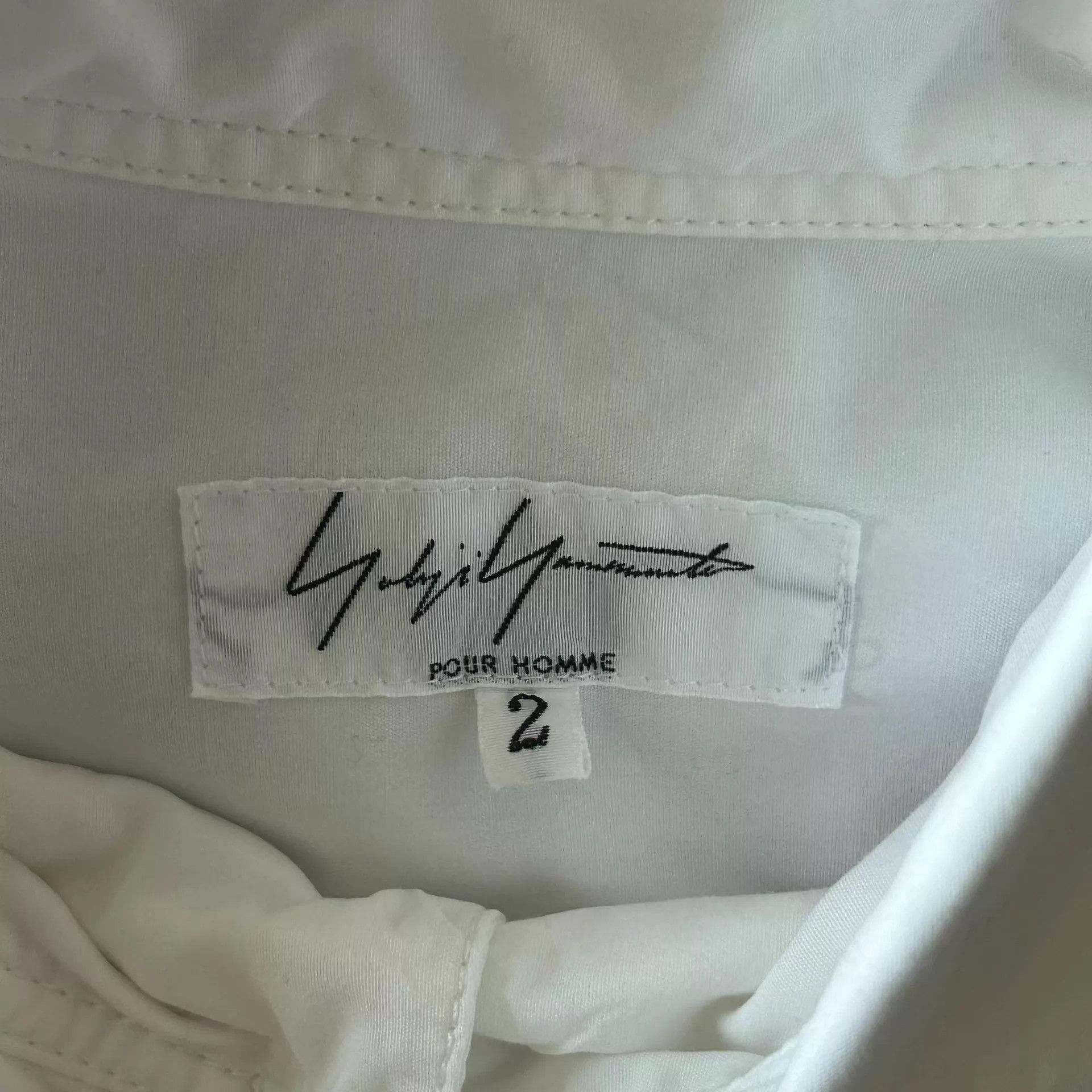 Yohji Yamamoto Yohji Yamamoto 15AW OG Triple White Cotton Shirt Size US M / EU 48-50 / 2 - 5 Thumbnail