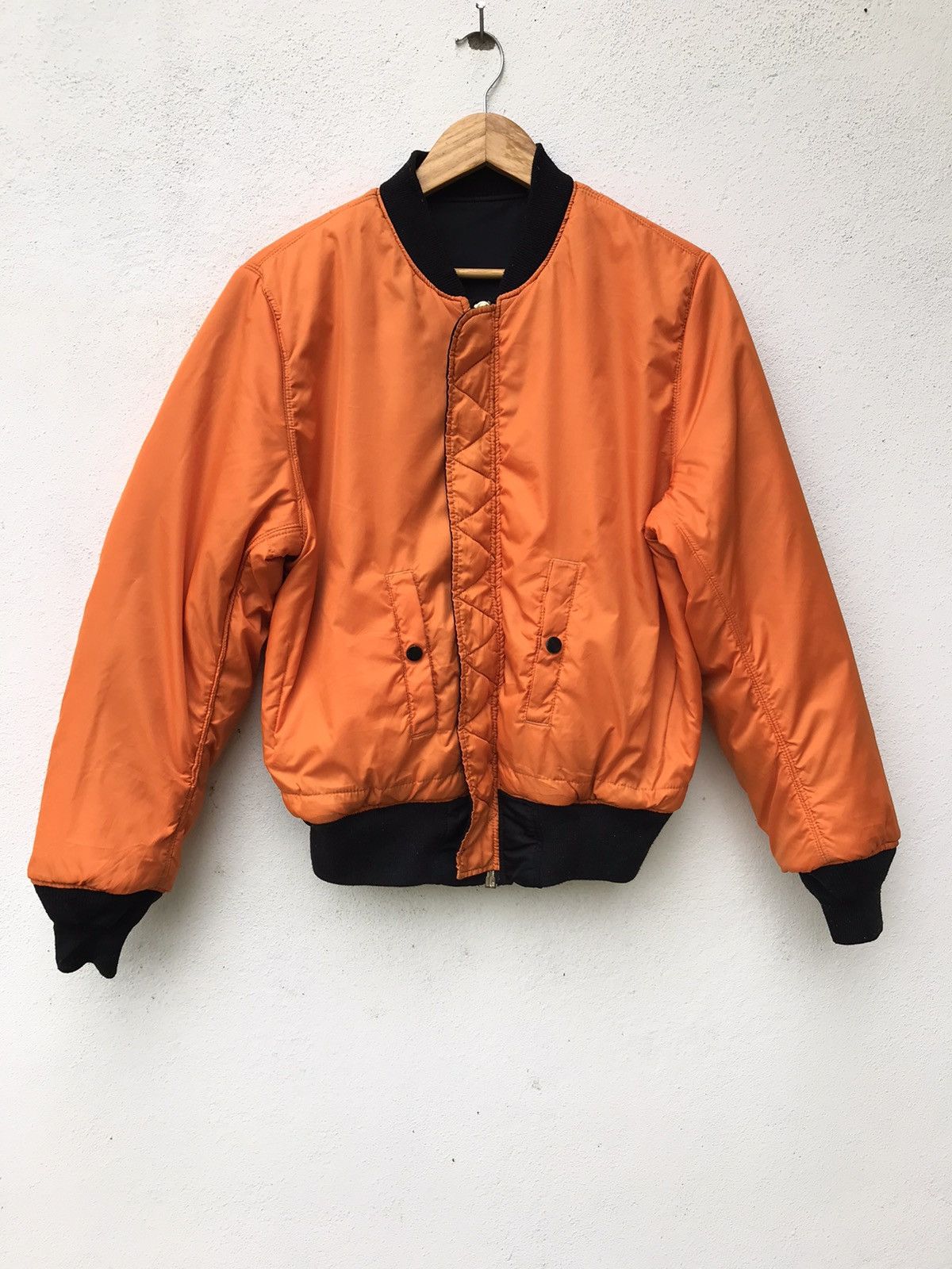 Alpha Industries × Vintage Vintage Alpha Industries Riversible Bomber Jacket Japanese Size US S / EU 44-46 / 1 - 19 Thumbnail