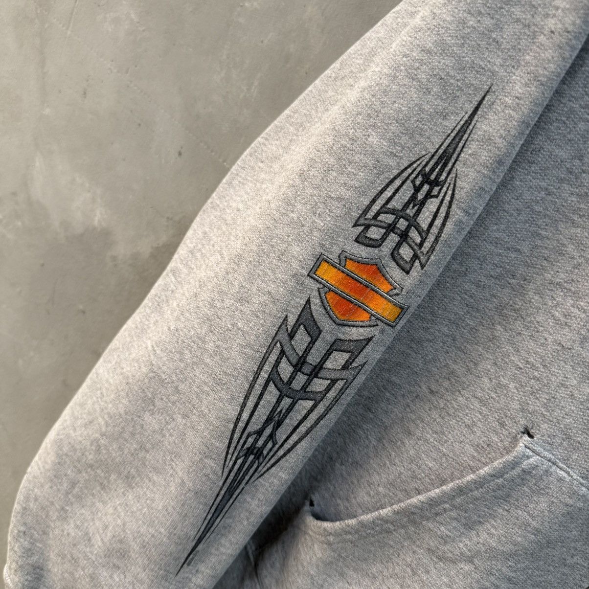 Harley Davidson Harley Davidson 00’ Tribal Zip Hoodie Distressed South Coast Size US M / EU 48-50 / 2 - 13 Thumbnail