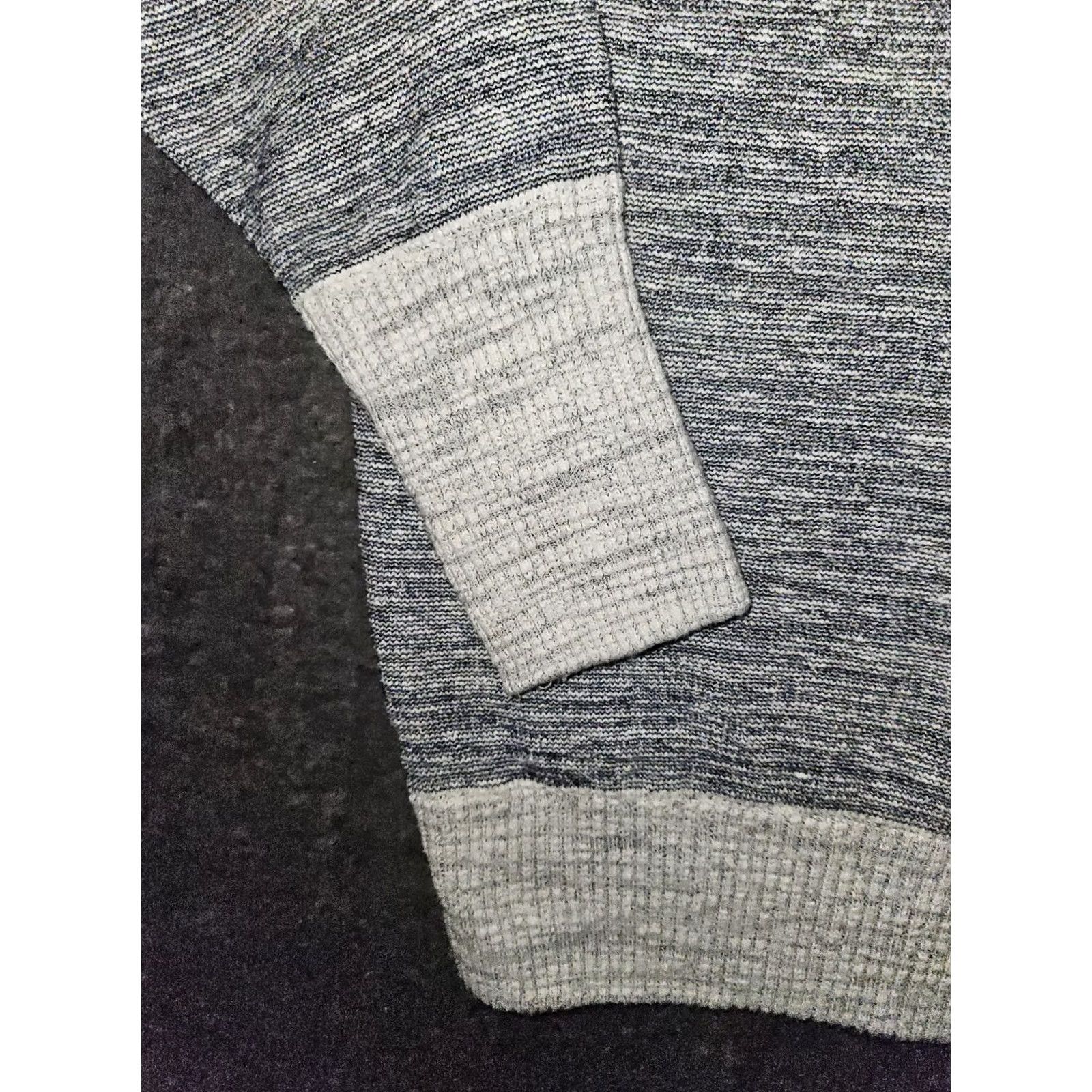 Free People Free People Reversible Sweater Women's L Blue White Casual Preppy Hipster 90s City College Pullover Reversible Mens Womens Girls Boys? Size L / US 10 / IT 46 - 5 Thumbnail