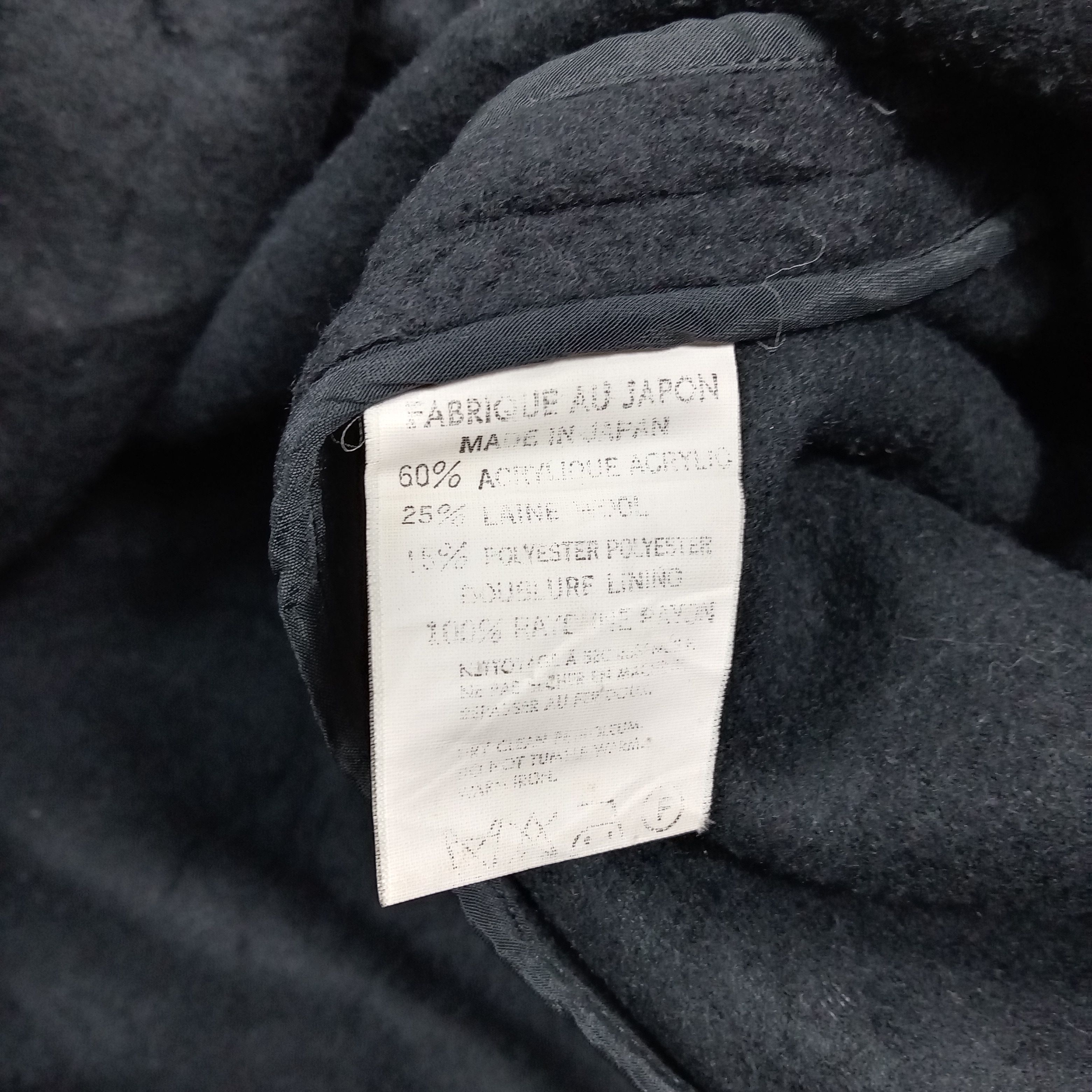 Y's Y's by Yohji Yamamoto Overcoat Heavy Jacket C284N1 Size US XXL / EU 58 / 5 - 5 Thumbnail