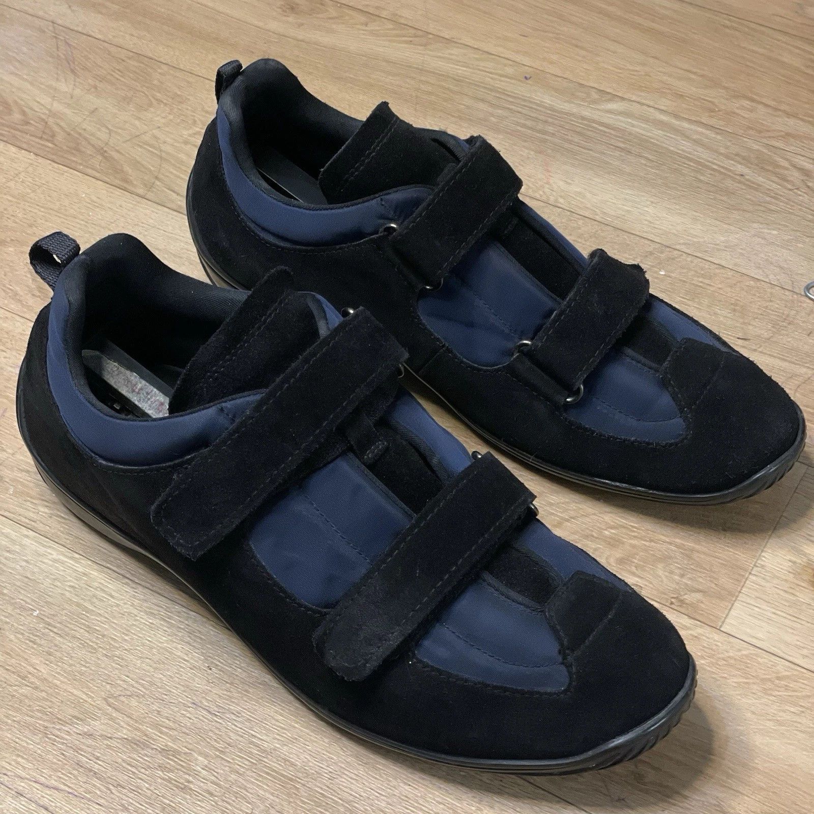 Prada Prada America’s Cup Luna Rossa Sneakers Black Blue Suede Size US 10.5 / EU 43-44 - 1 Thumbnail