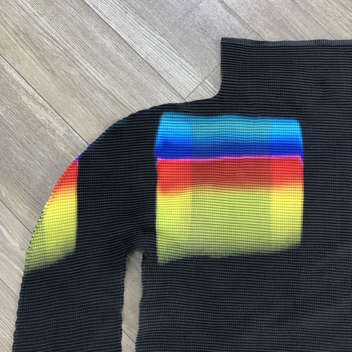 Pleats Please Issey Miyake Issey Miyake Me Pleast Please Rainbow Color Stretch Long Tee Size M / US 6-8 / IT 42-44 - 3 Thumbnail
