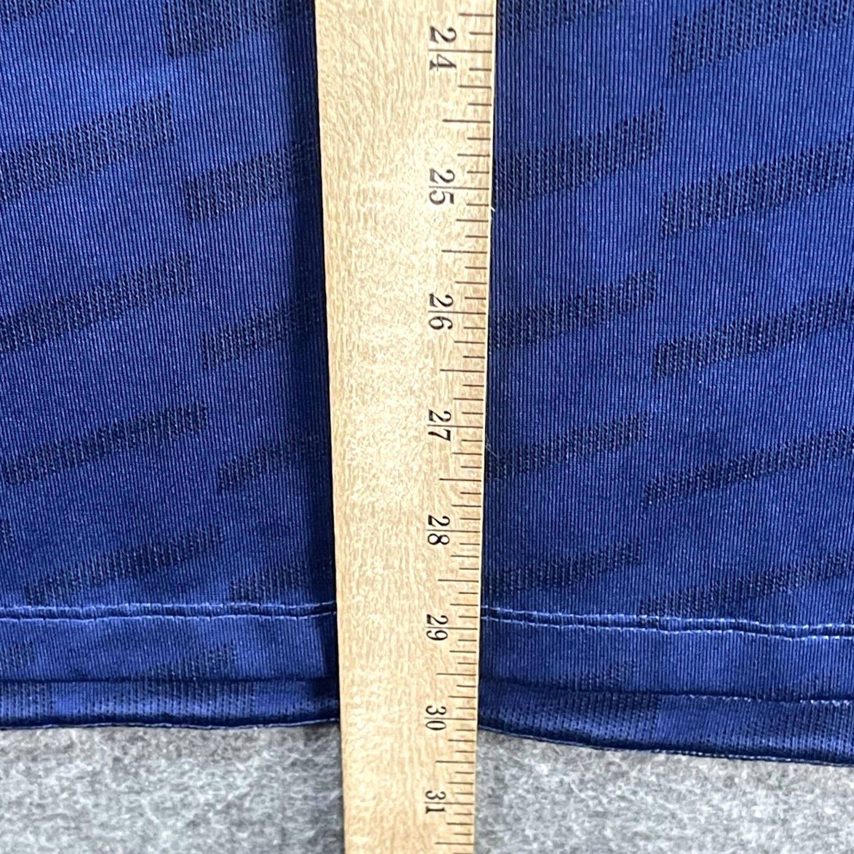 Nike Nike Dri-FIT Polo Shirt Mens XL Blue Standard Fit Tonal Check Golf Swoosh Sport Size US XL / EU 56 / 4 - 8 Thumbnail