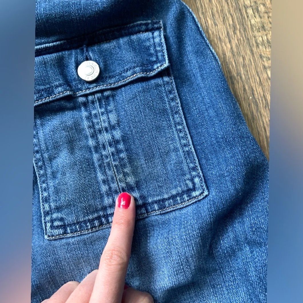 Abercrombie & Fitch VINTAGE Abercrombie & Fitch Denim Skirt 27 Women Midi Mini Blue Size 27 Skirt Regular Size 27" / US 4 / IT 40 - 3 Thumbnail