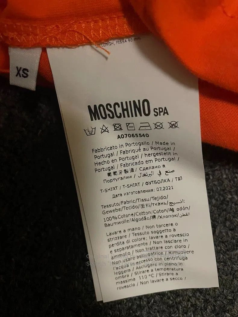 Moschino Moschino Women's Embellished Orange T. Size US XS / EU 42 / 0 - 7 Thumbnail