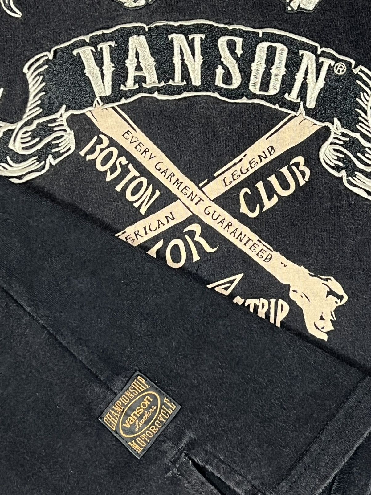 Vanson Leathers Vintage Vanson Motorcycle Roadracer Shirt Size US L / EU 52-54 / 3 - 7 Thumbnail