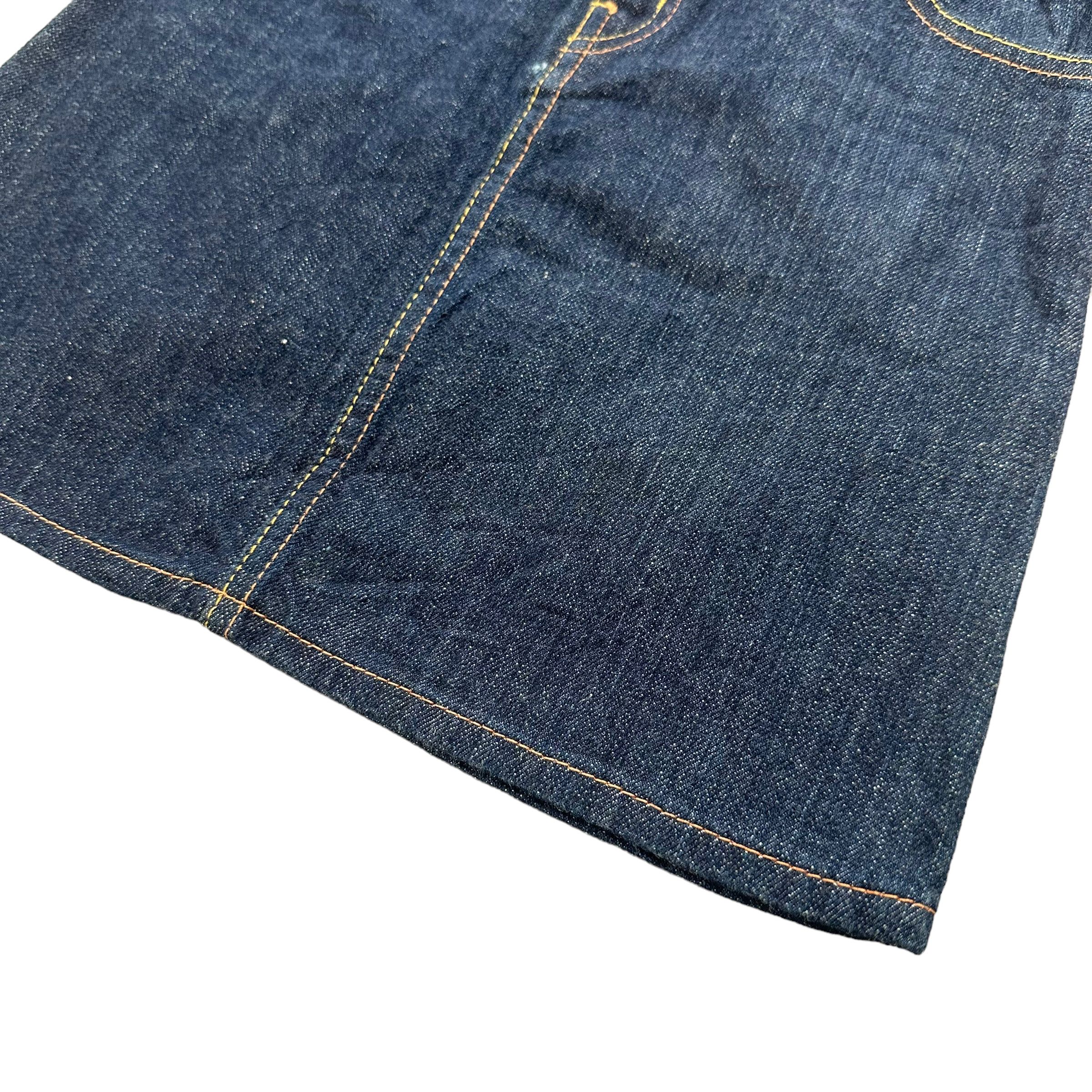 Evisu EVISU PINK DAICOCK DENIM MINI SKIRTS #8655-019 Size 27" / US 4 / IT 40 - 5 Thumbnail