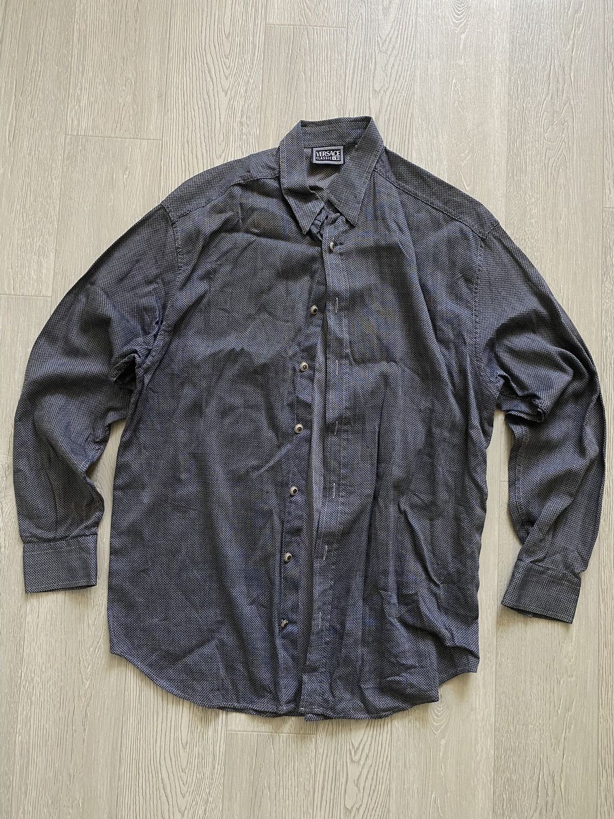 Versace Gianni Versace Vintage Button Up Shirt Y2K Size US M / EU 48-50 / 2 - 1 Thumbnail