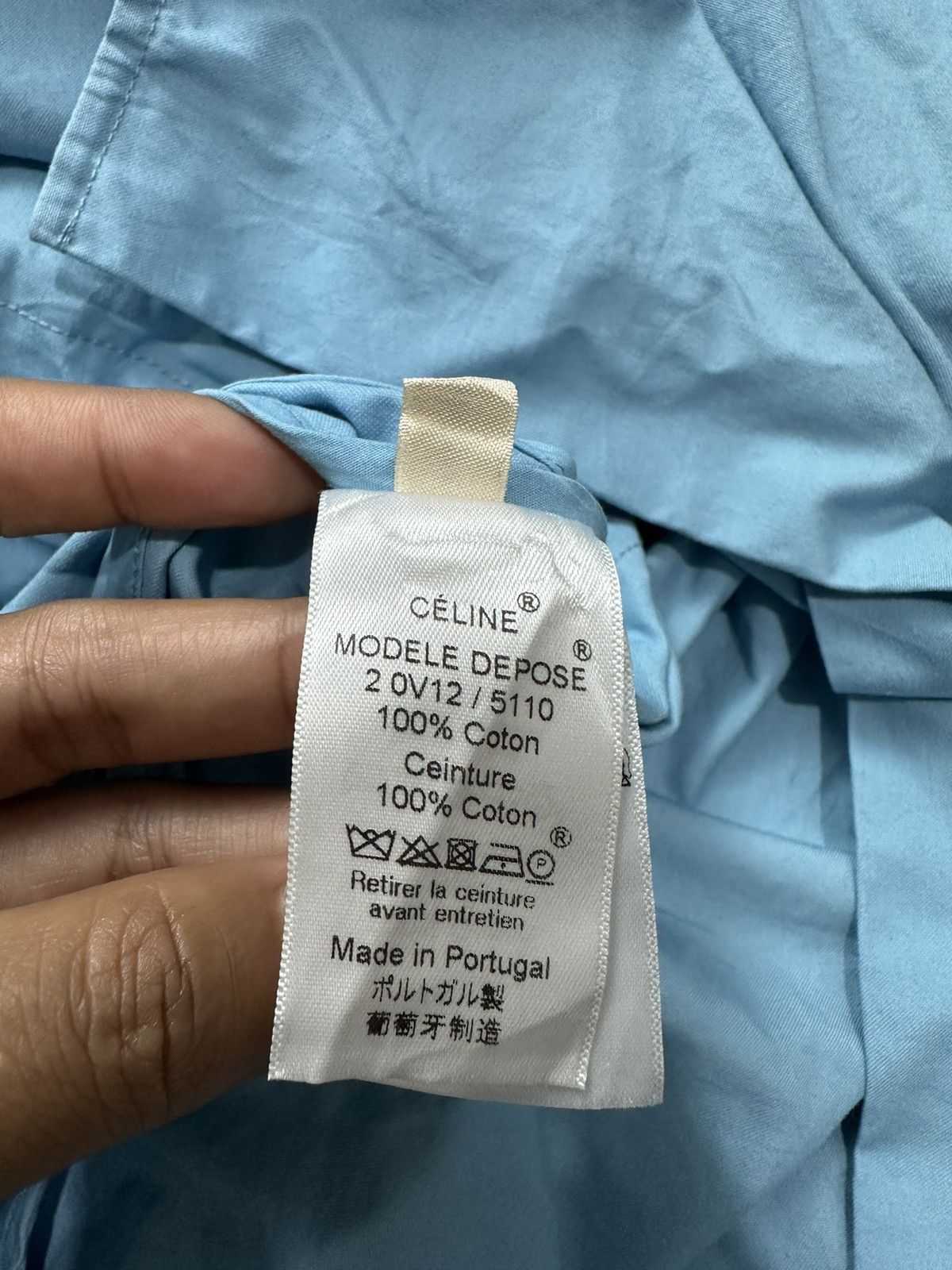 Celine CELINE BELT SHIRT Size M / US 6-8 / IT 42-44 - 14 Thumbnail