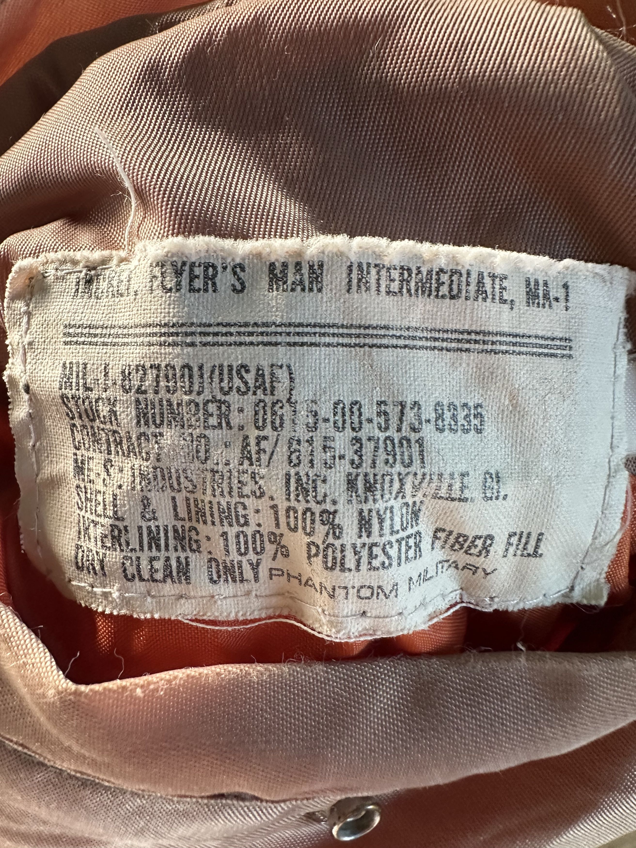 Vintage Vintage 90s MA-1 Reversible Distressed Bomber Flyer’s Jacket Size US M / EU 48-50 / 2 - 8 Thumbnail