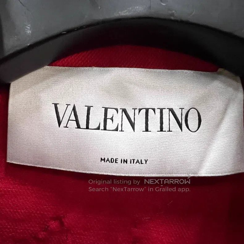 Valentino Valentino Red butterfly embroidered denim jacket Size XS / US 0-2 / IT 36-38 - 3 Thumbnail