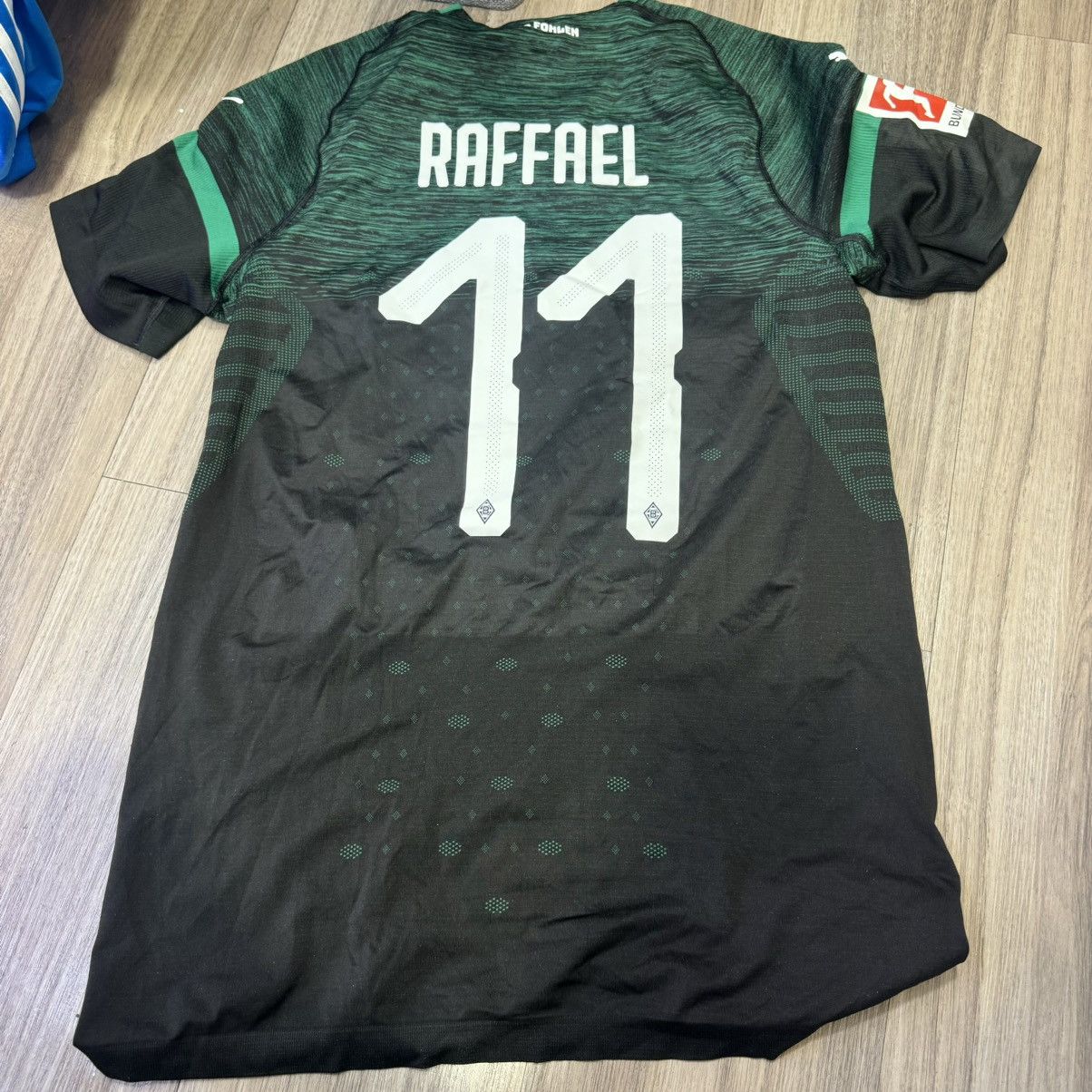 Kappa Mönchengladbach 18/19 player issue away shirt #11 Raffael Size US XXL / EU 58 / 5 - 2 Thumbnail