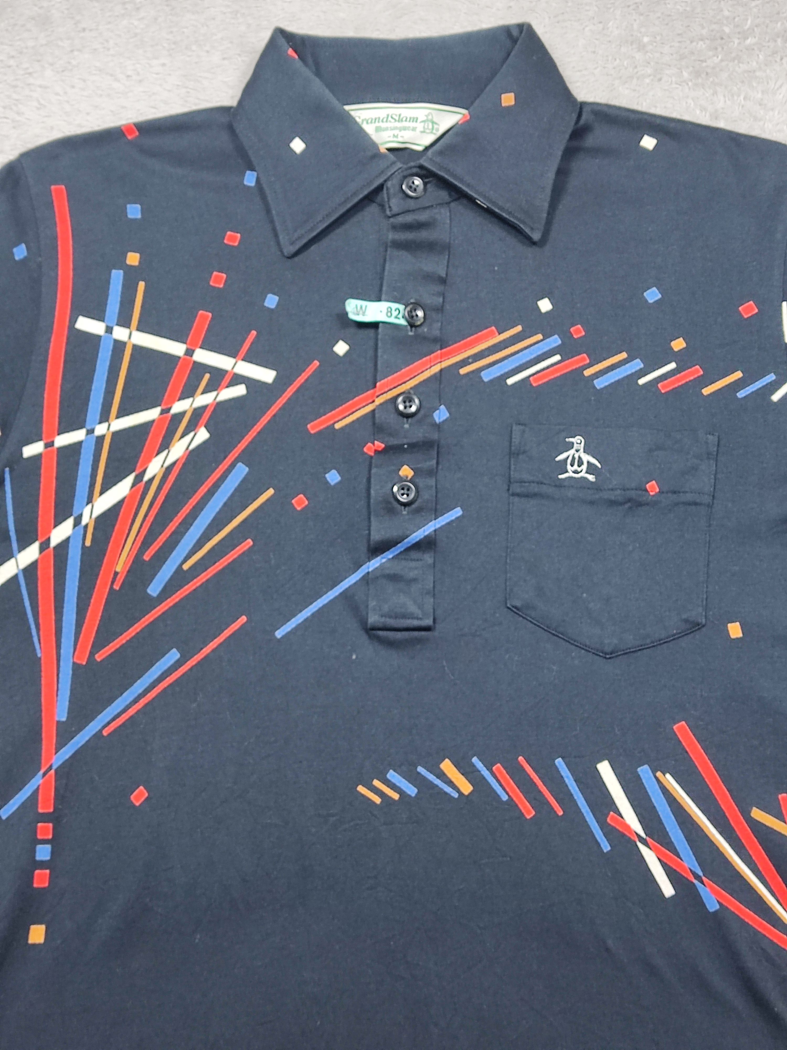 Vintage Munsingwear Grand Slam Penguin Fireworks Abstract Print Size US M / EU 48-50 / 2 - 3 Thumbnail