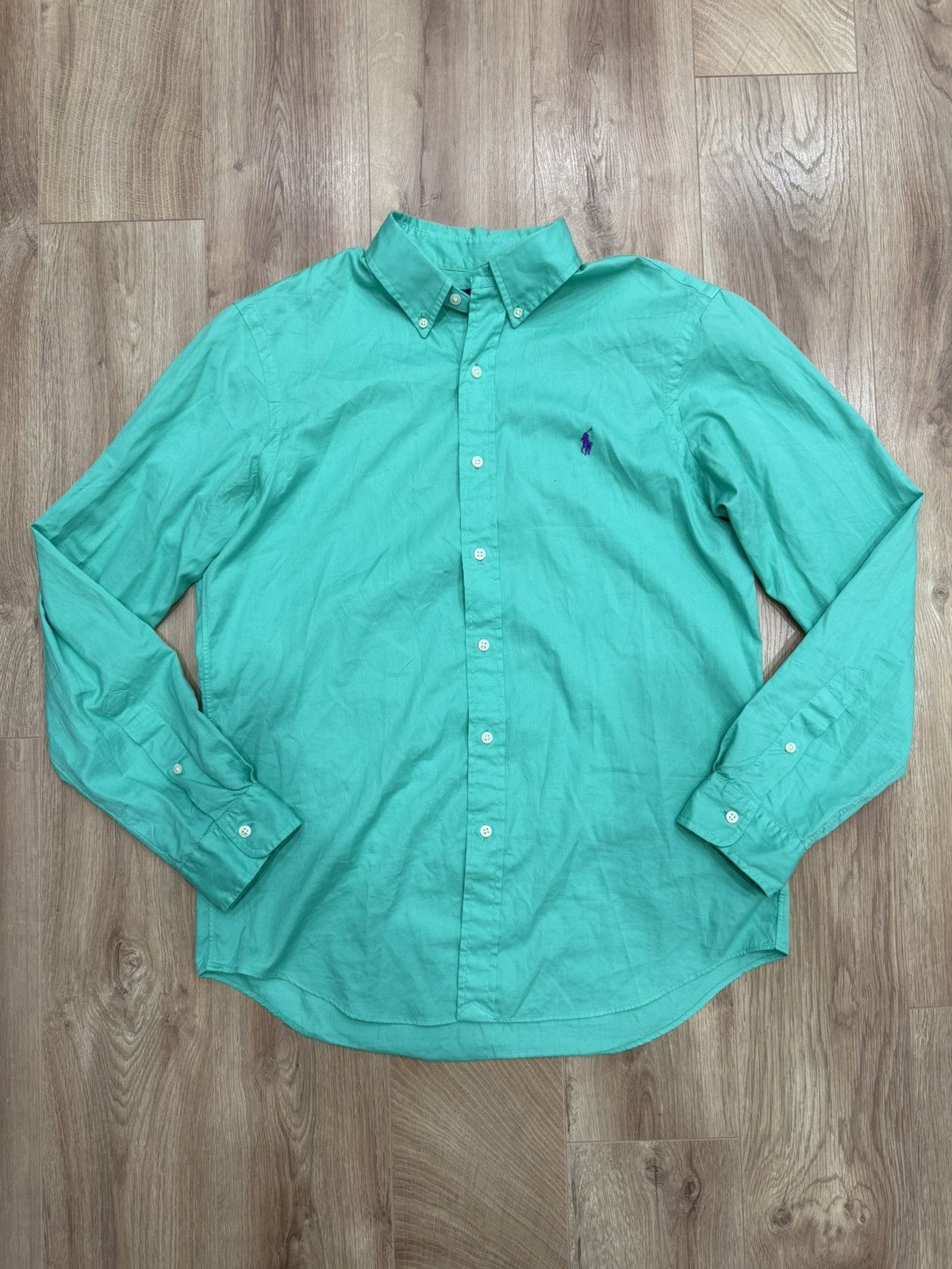 Polo Ralph Lauren Polo Ralph Lauren Featherweight Twill Button Up Shirt Size US M / EU 48-50 / 2 - 1 Thumbnail