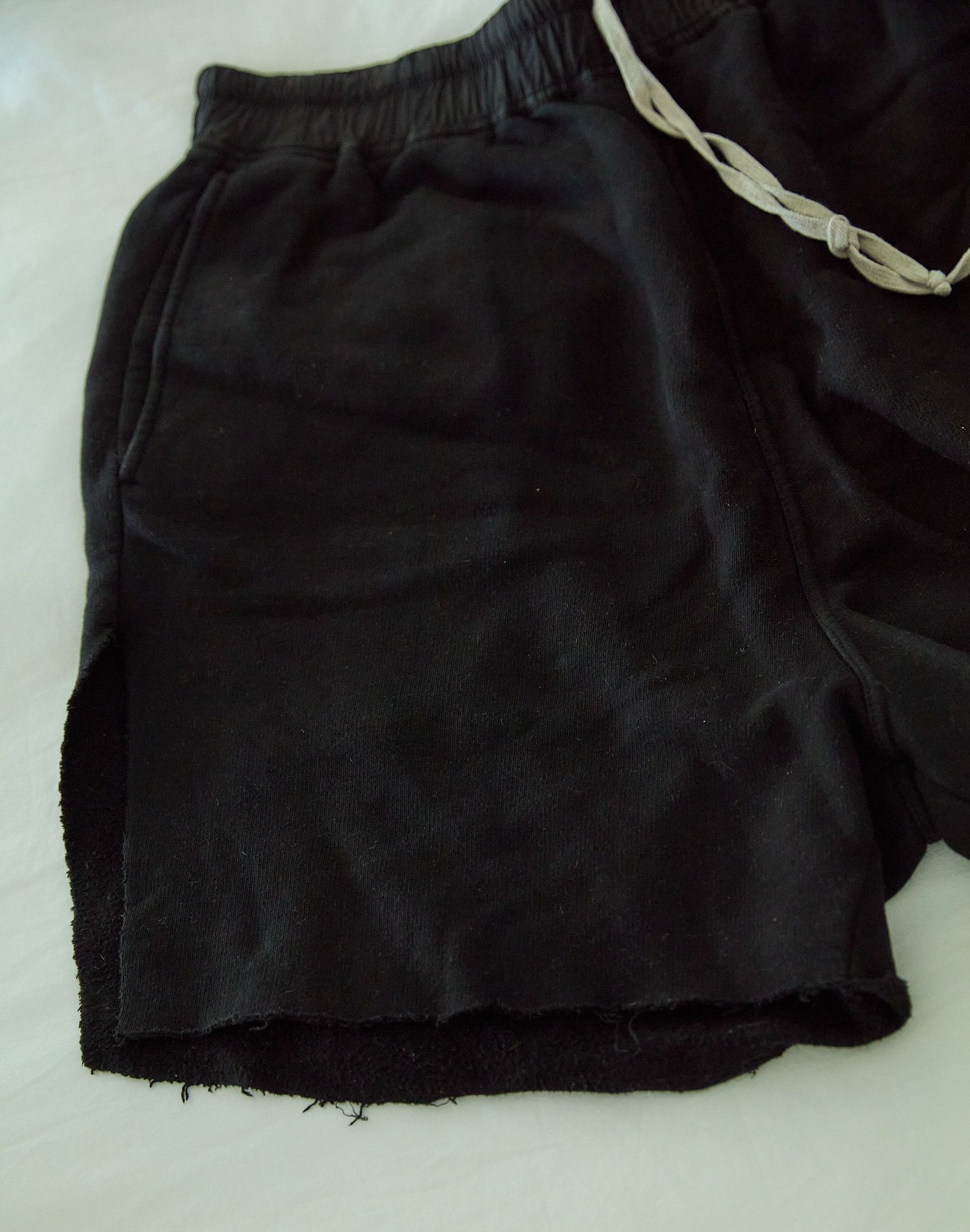 Rick Owens Drkshdw Rick Owens DRKSHDW Cotton Canvas Shorts (Black) Size US 32 / EU 48 - 2 Thumbnail