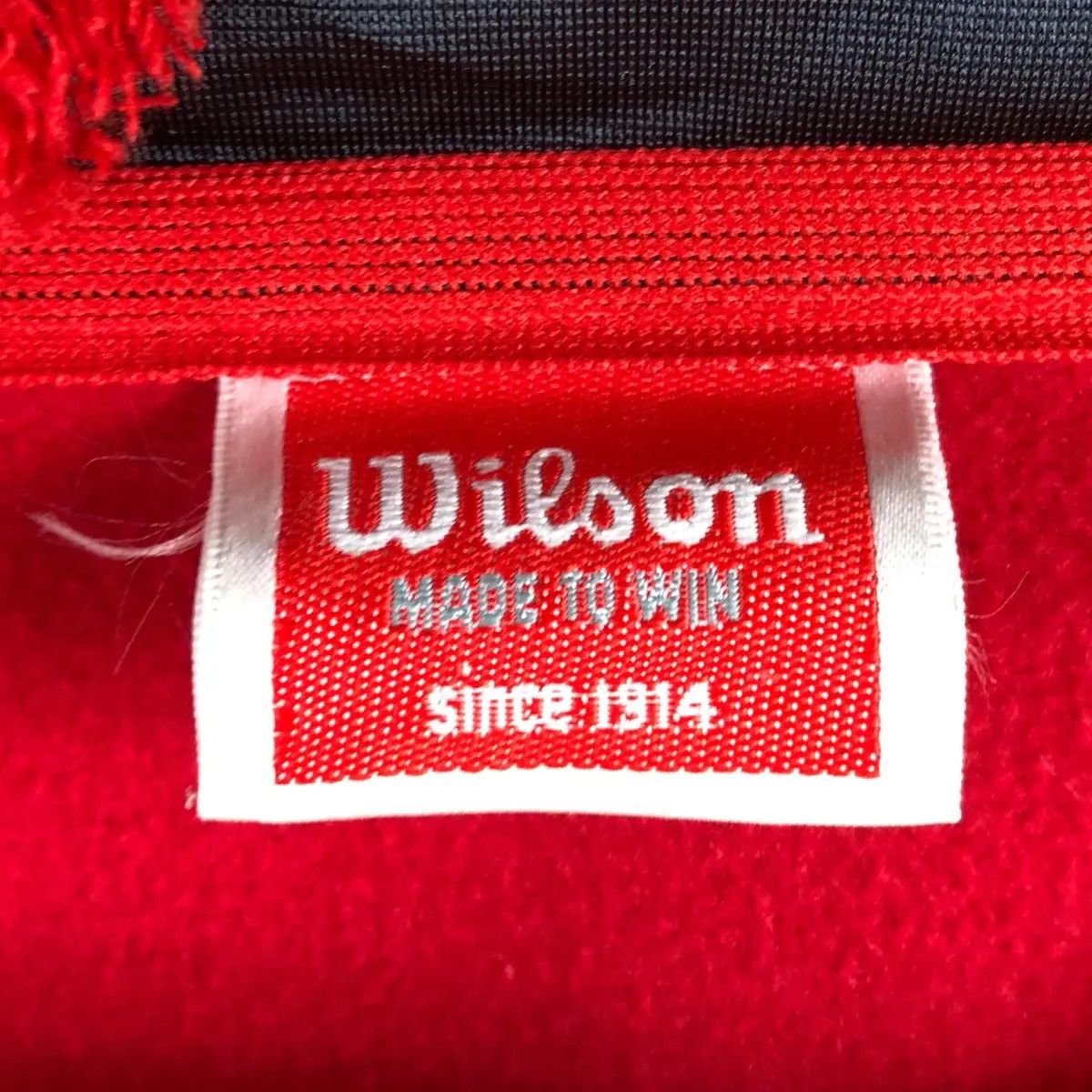 Vintage Vtg 90’ WILSON USA TENNIS Big Logo Side Tape Hoodie Zipper Size US XXL / EU 58 / 5 - 8 Thumbnail