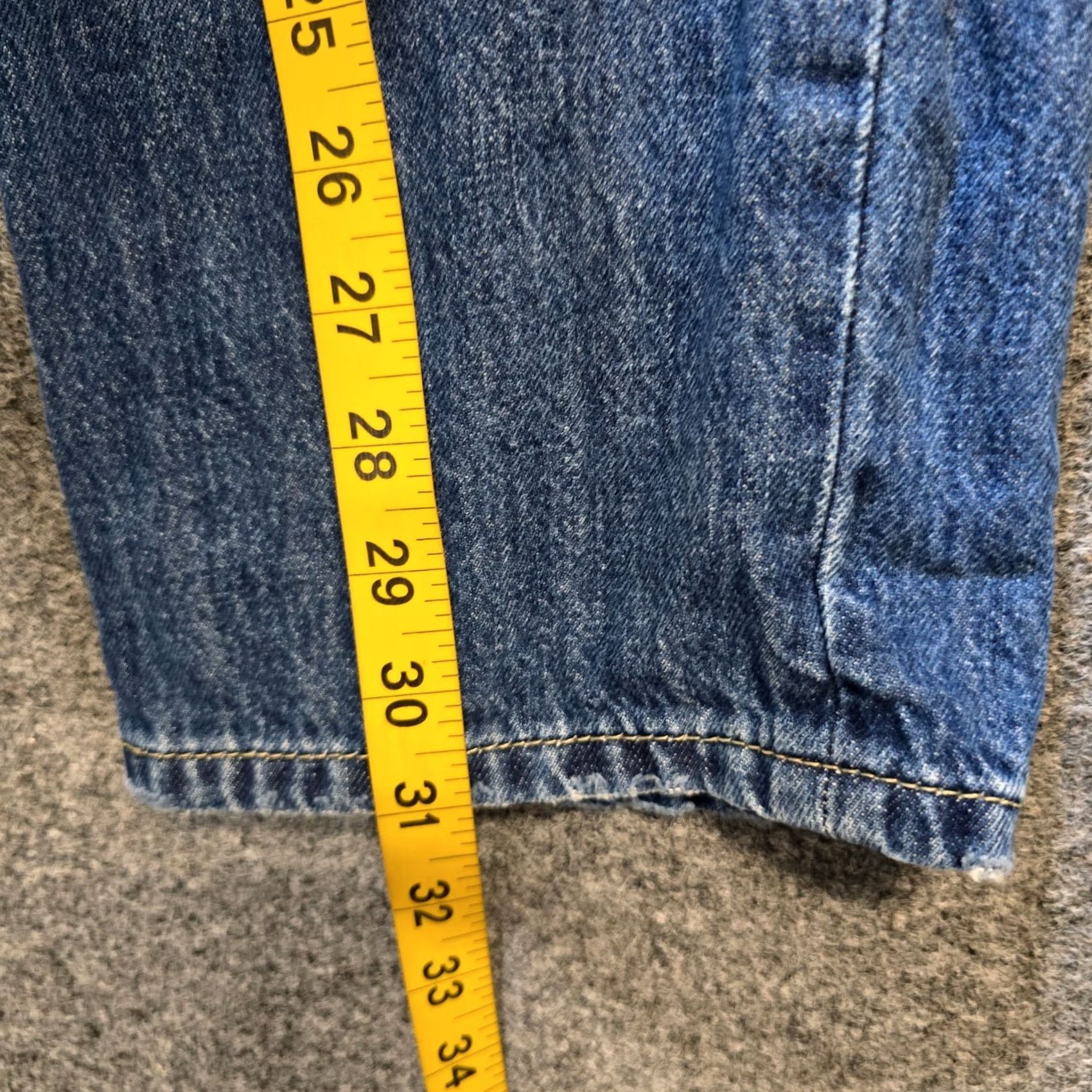 Levi's Levi's Jeans Womens Size 27 Blue Low Pro Straight Leg Distressed Casual Capsule Jeans Size 27" / US 4 / IT 40 - 7 Thumbnail
