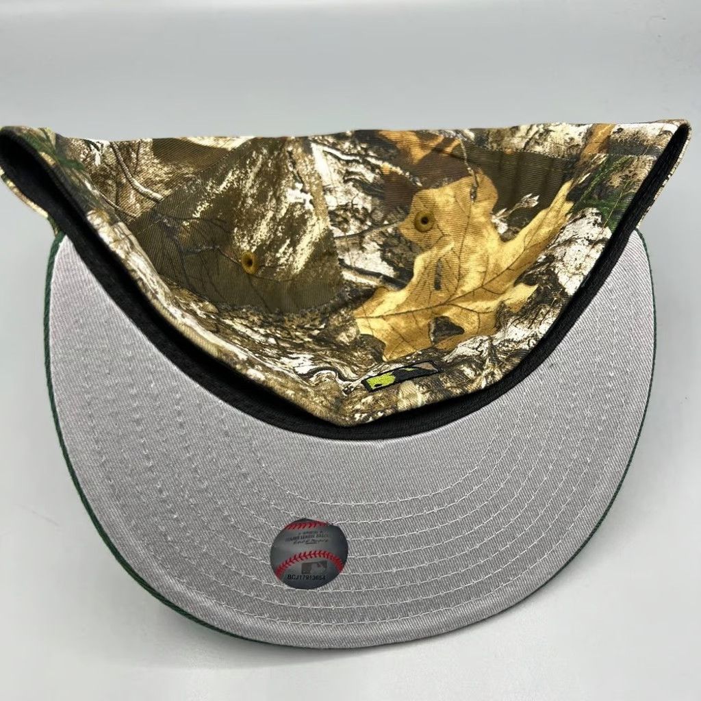 New Era Arizona Diamondbacks Hat Men 7 5/8 Green Realtree Fitted Cap Size ONE SIZE - 4 Thumbnail