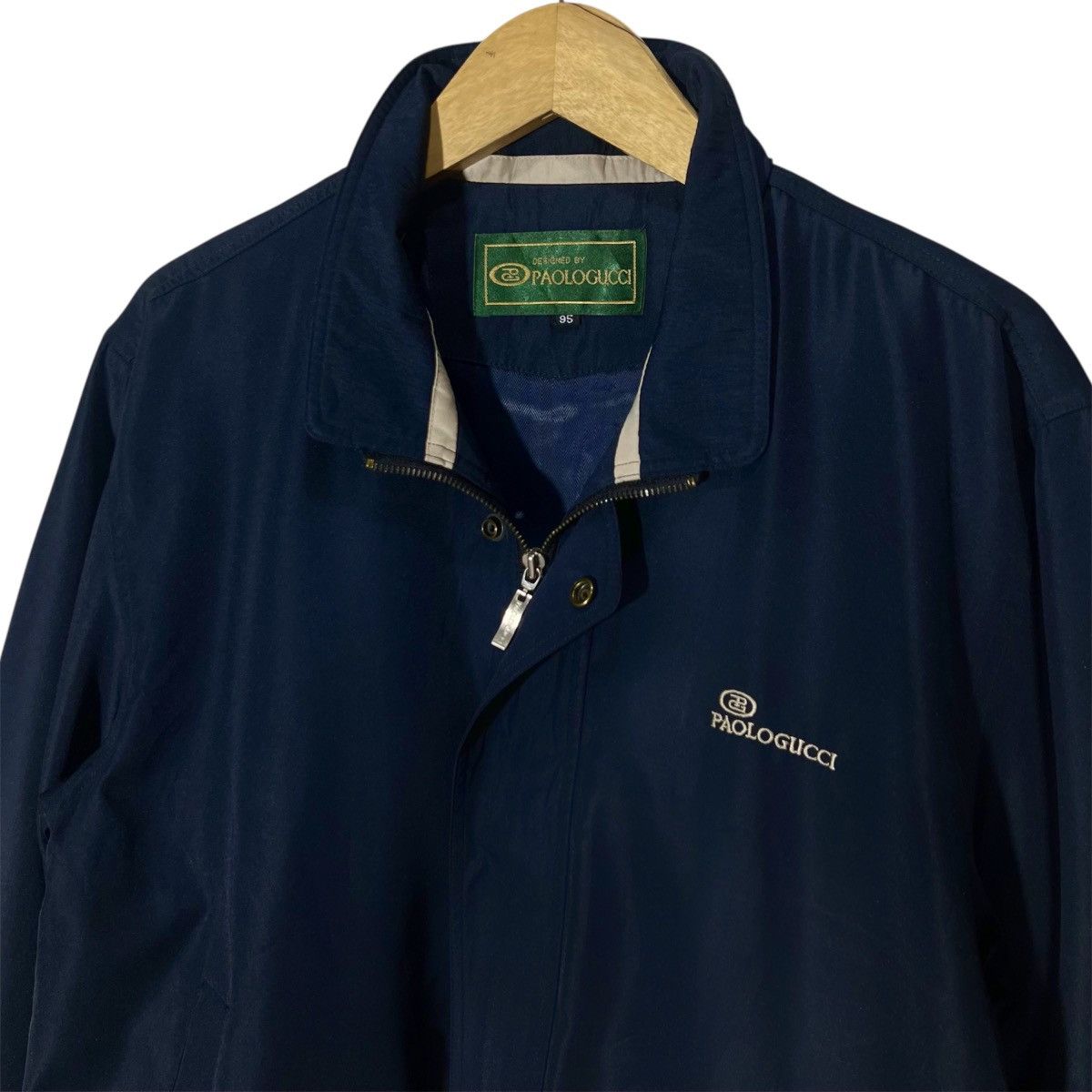 Paolo Gucci Paolo Gucci Work Jacket Navy Size US XL / EU 56 / 4 - 2 Thumbnail