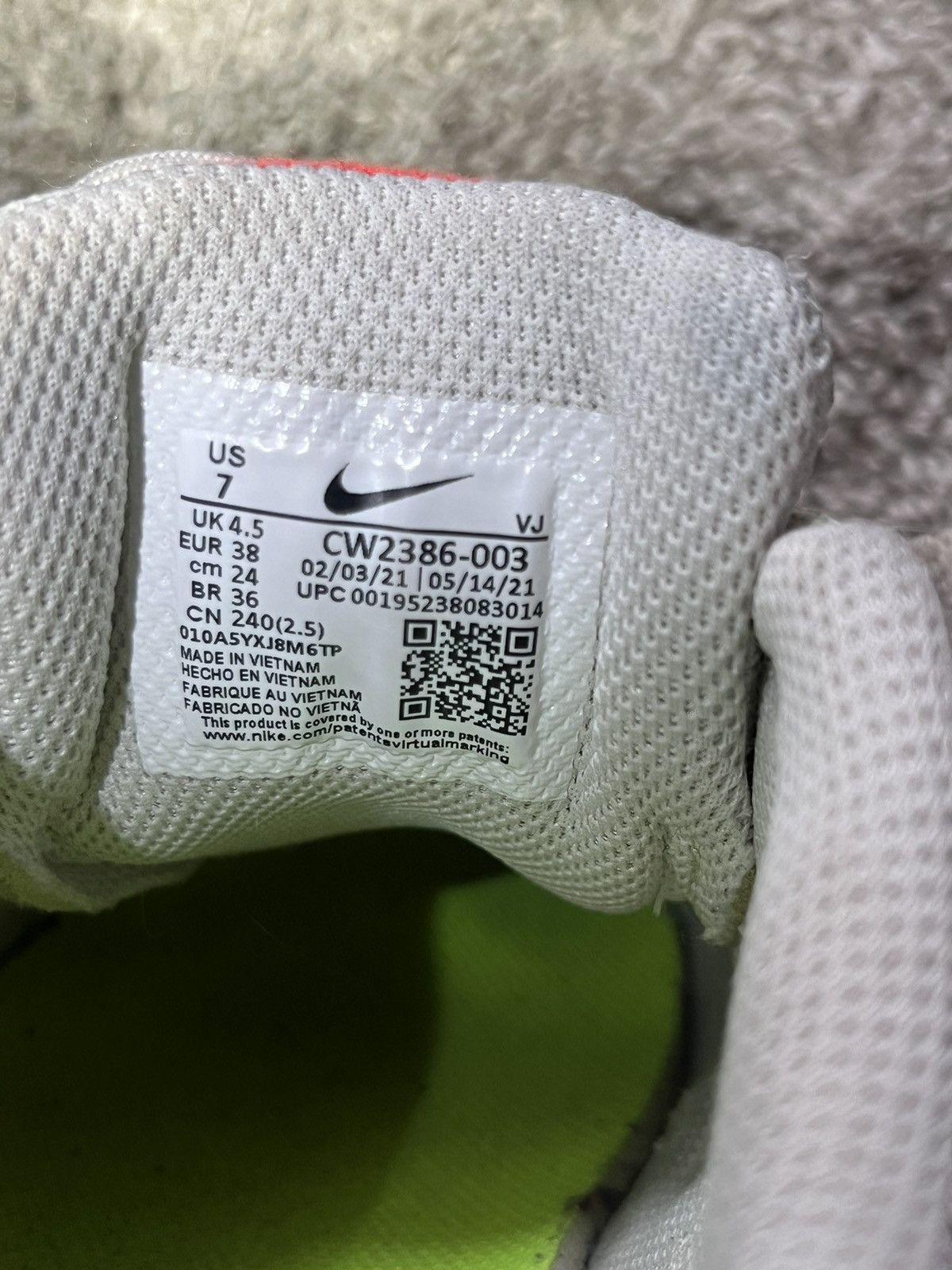 Nike Nike Crater Impact ‘Cream Orange’ WMNS Size US 7 / IT 37 - 4 Thumbnail