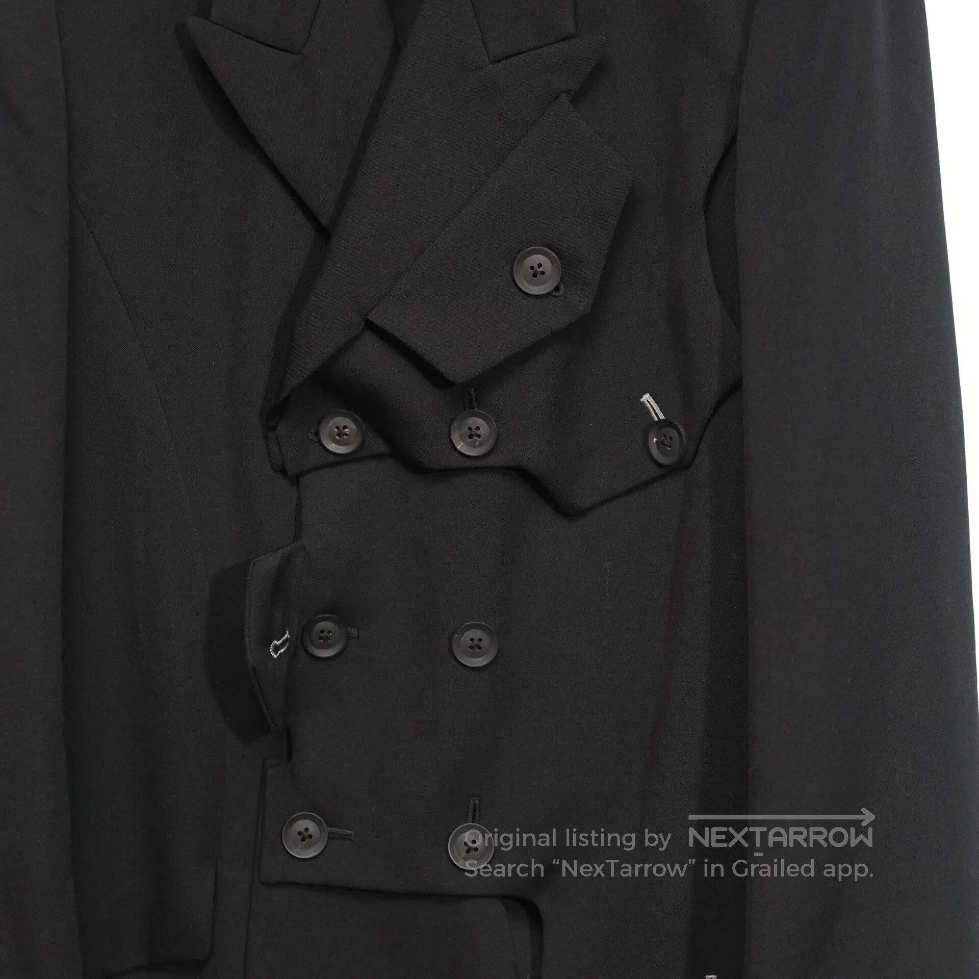 Yohji Yamamoto Yohji Yamamoto Deconstructed Suit Jacket. Size US M / EU 48-50 / 2 - 3 Thumbnail