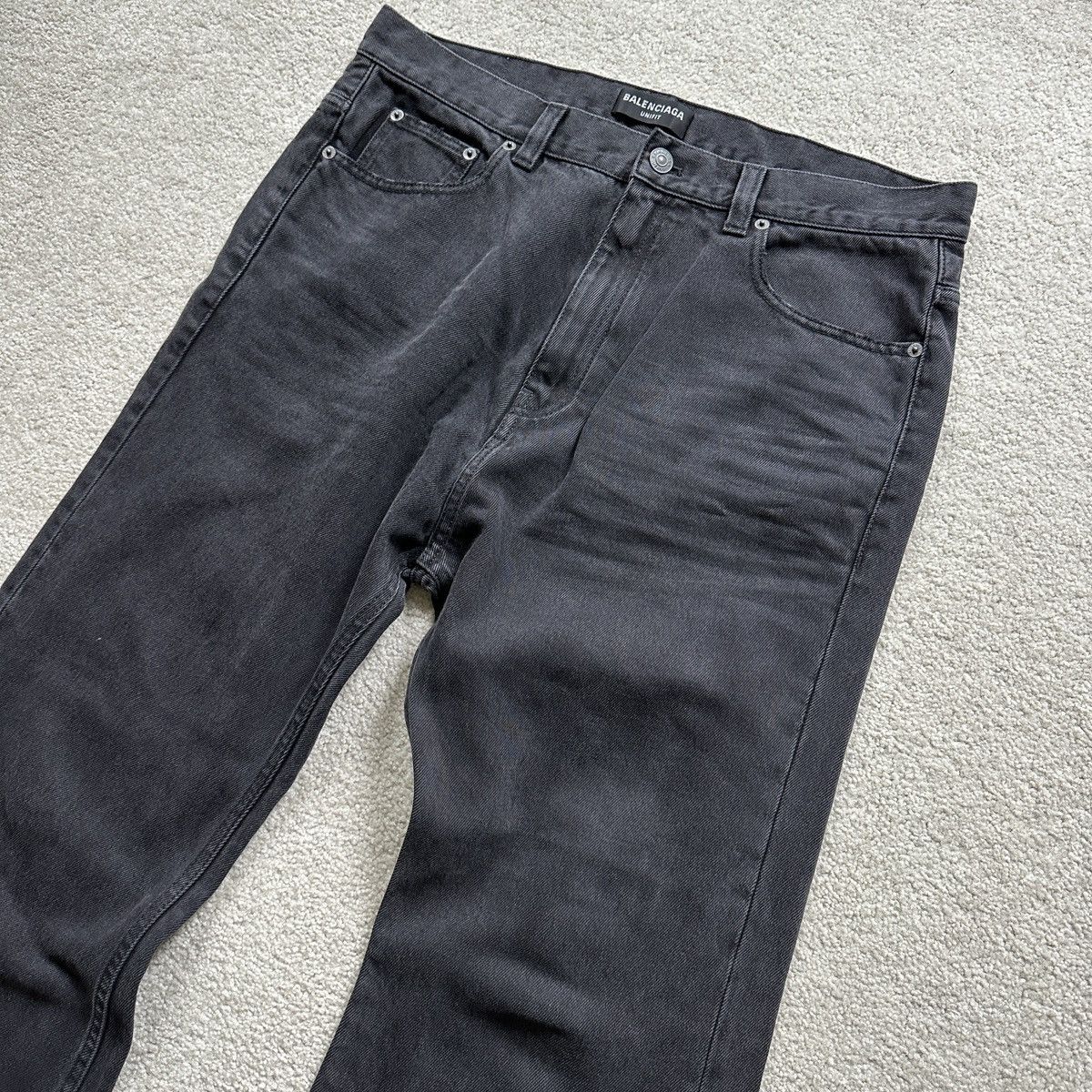 Balenciaga FW22 LOST TAPES SOFT JAPANESE FLARED DENIM Size US 32 / EU 48 - 2 Thumbnail