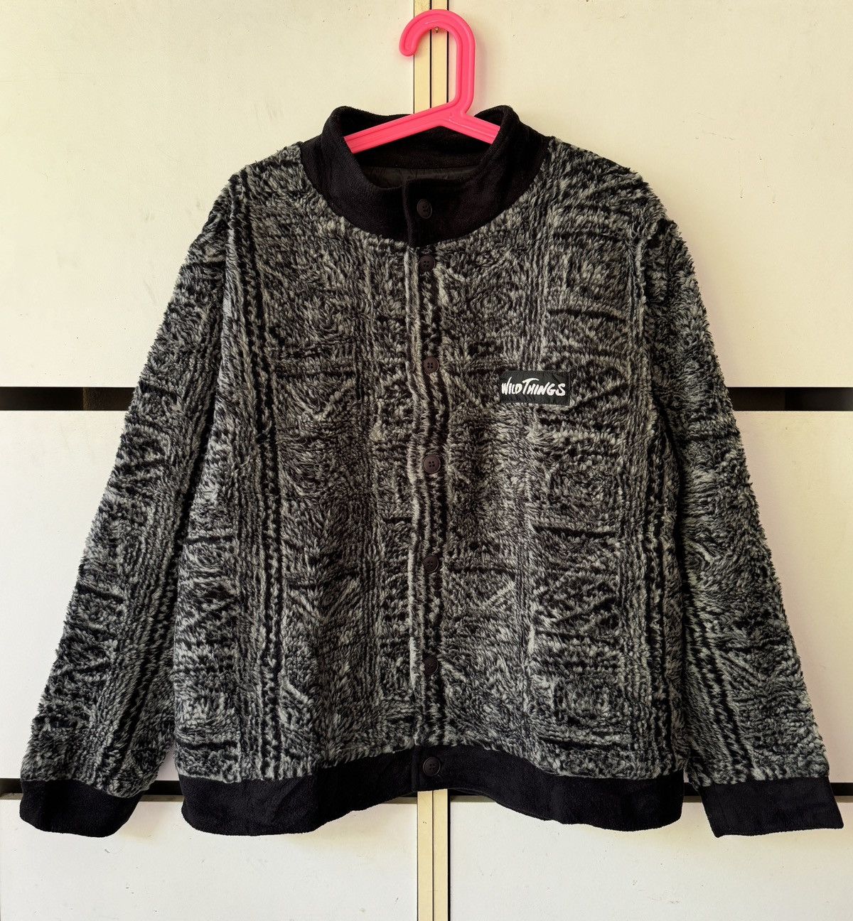 Wild Things WILD THINGS MONOGRAM FLEECE JACKET Size US M / EU 48-50 / 2 - 1 Thumbnail