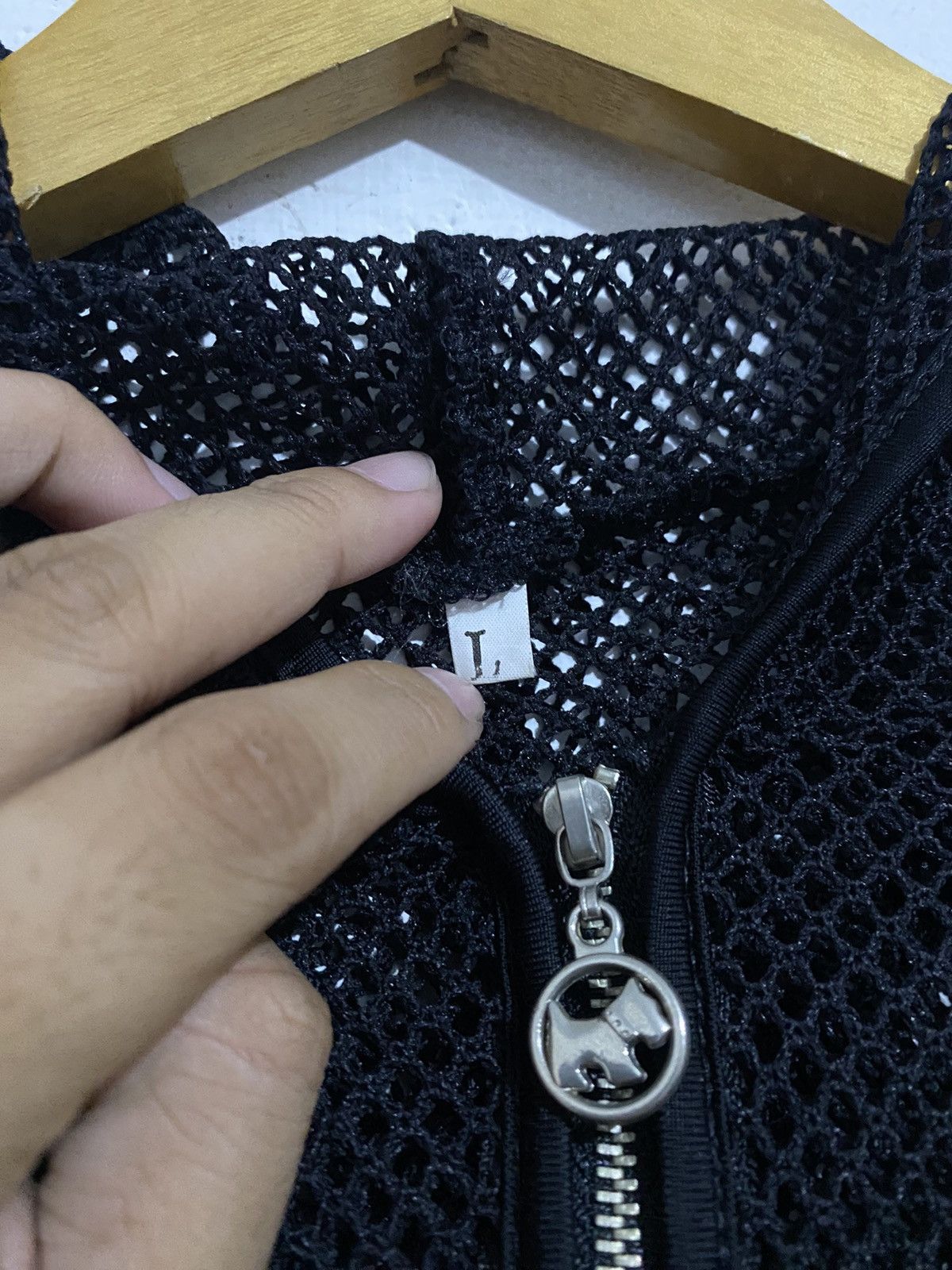 Japanese Brand Japanese fishnet hoodie archived goa kmrii styled Size US S / EU 44-46 / 1 - 4 Thumbnail