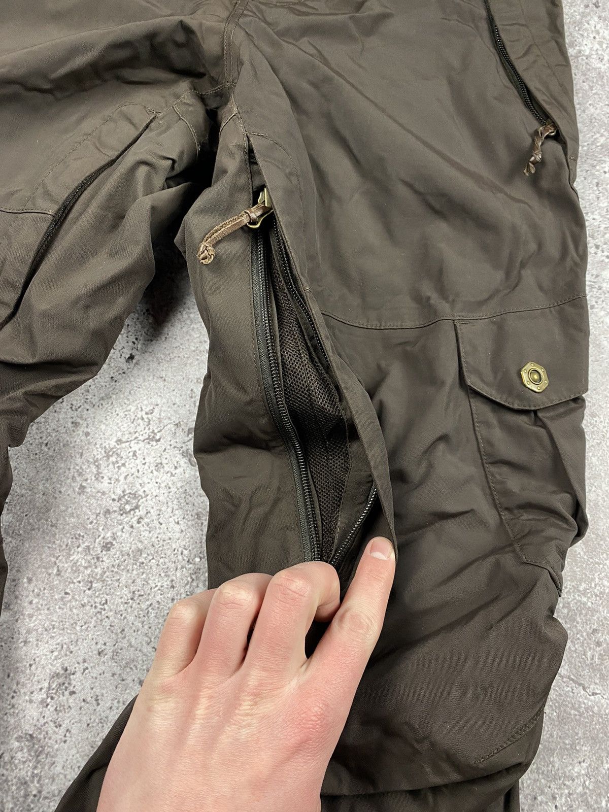 The North Face × Vintage Rare! 90’s Vintage Brown THE NORTH FACE Ski Pants Hype Size 32" / US 10 / IT 46 - 15 Thumbnail