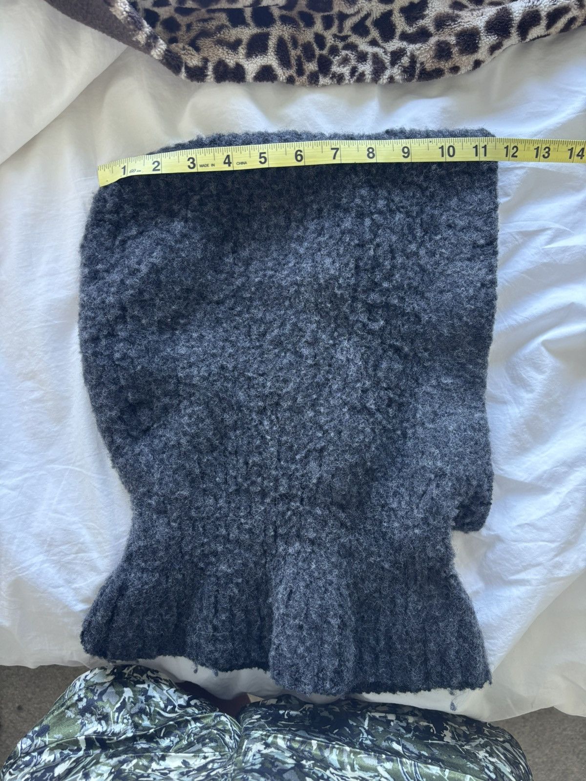 Vuja De Vuja De distressed wool balaclava