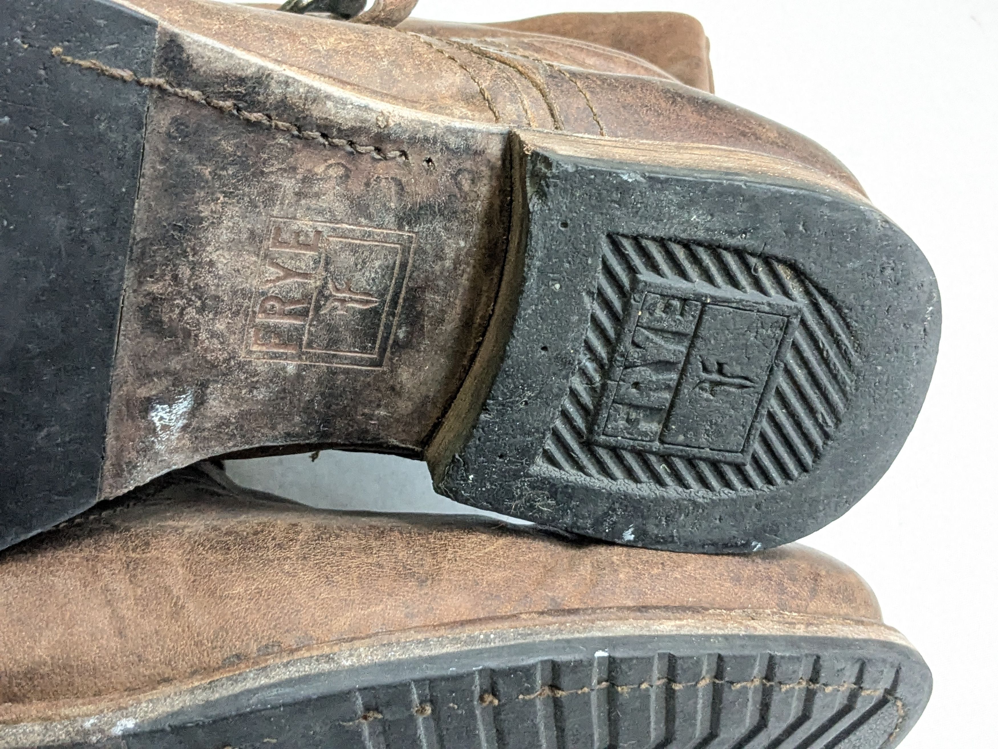 Frye Frye Engineer Boots Brown Leather 11.5 Leather Buckle Size US 11.5 / EU 44-45 - 18 Thumbnail