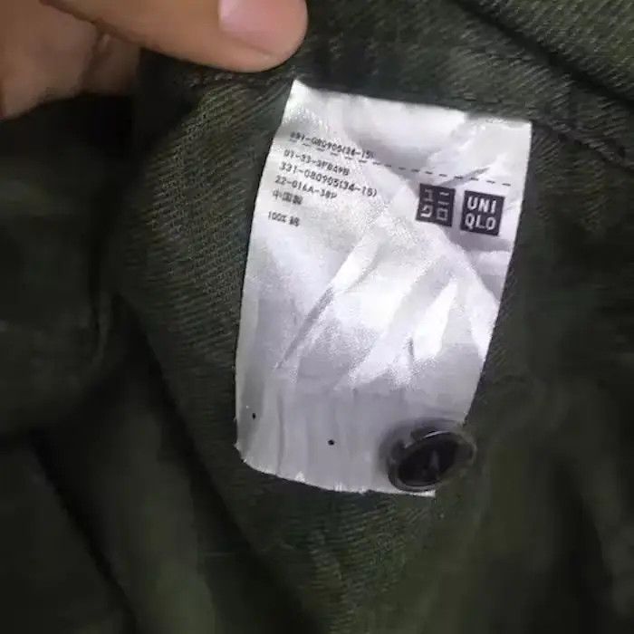 Flannel Japanese Brand Uniqlo Army Design Flannel Shirt Size US S / EU 44-46 / 1 - 5 Thumbnail