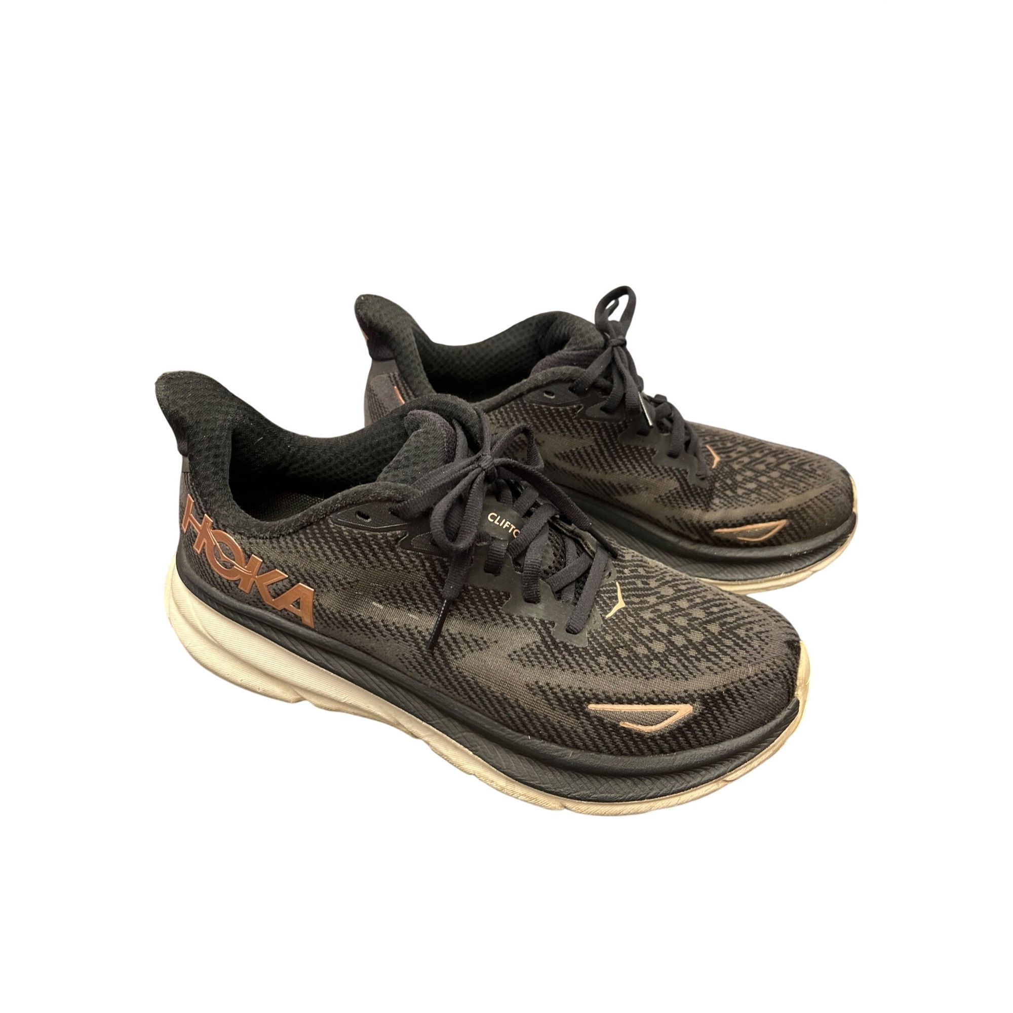 Hoka Hoka Clifton 9 wms black running walking sneakers sz 7.5B SK Size US 7.5 / IT 37.5 - 15 Thumbnail