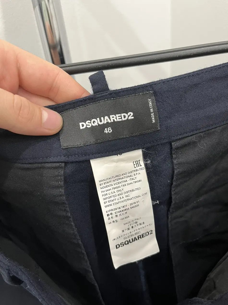 Dsquared2 Dsquared2 Wide Leg Wool Trousers Size US 30 / EU 46 - 3 Thumbnail