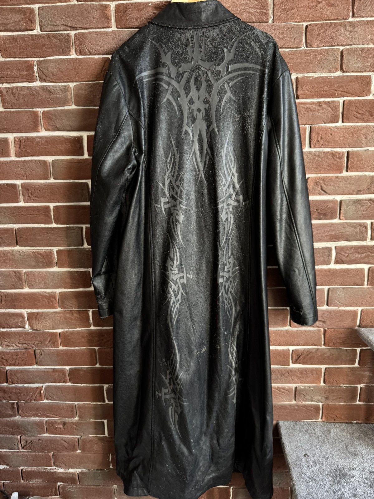 Vintage Vintage Faux Leather Tribal Rave Coat Jacket Rock Punk L Size US L / EU 52-54 / 3 - 17 Thumbnail