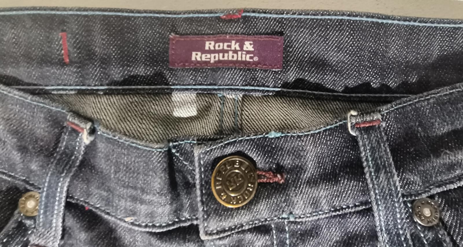 Rock & Republic Vintage Rock & Republic Women's Black Bootcut Jeans Size 29 Size 30" / US 8 / IT 44 - 8 Thumbnail