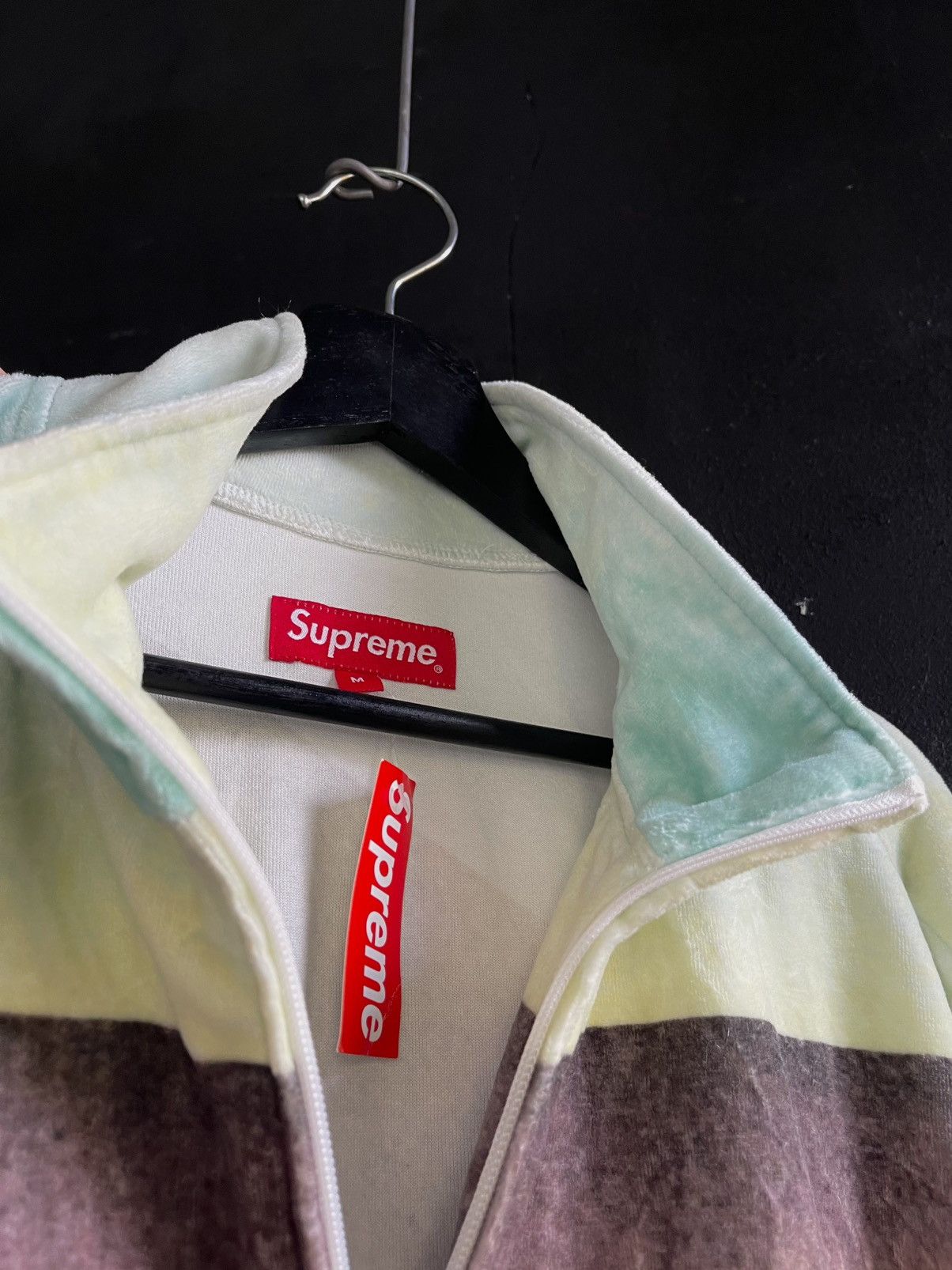 Supreme Supreme Geo Velour Track Jacket Multicolor Size US M / EU 48-50 / 2 - 6 Thumbnail