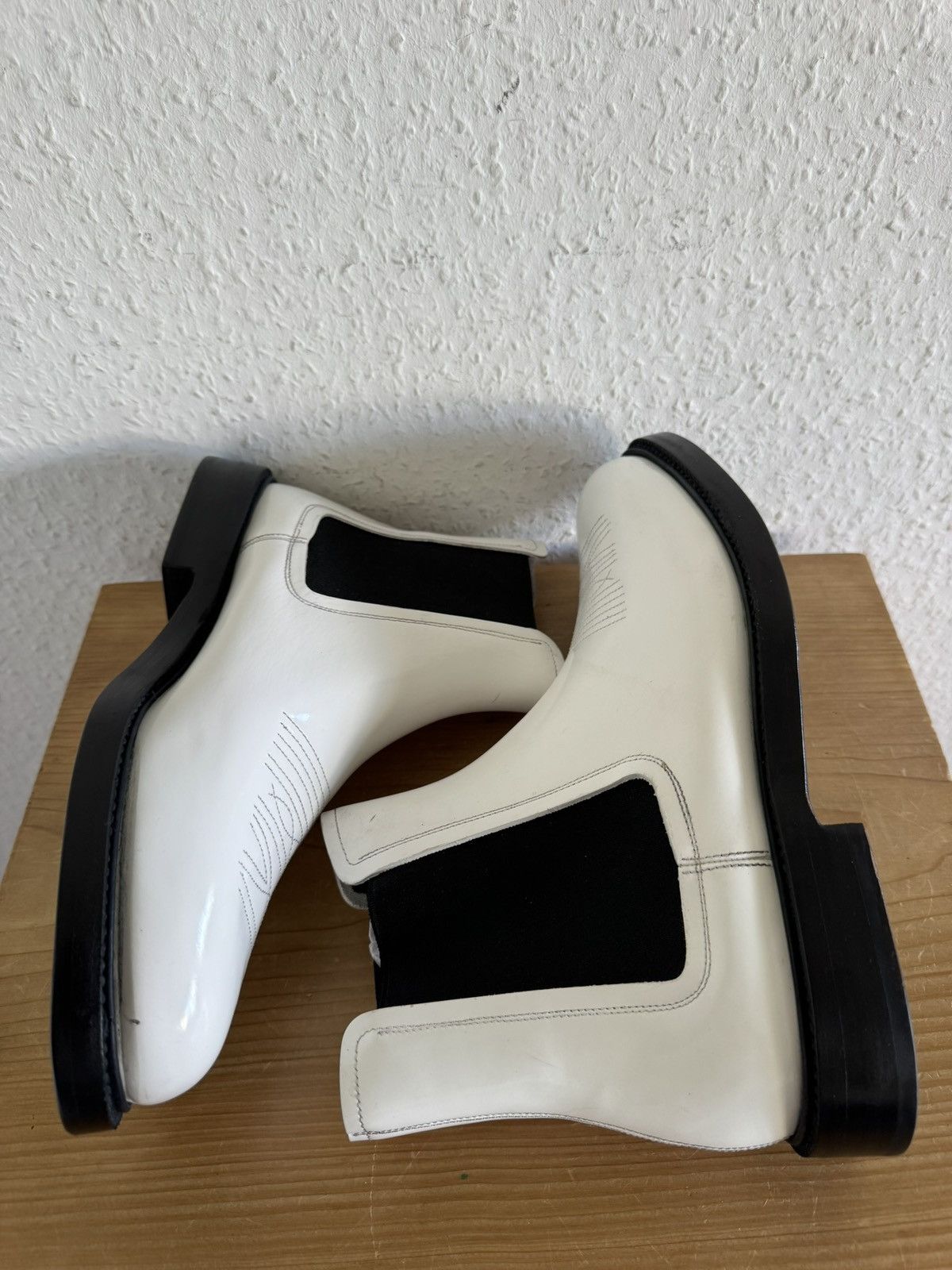 Calvin Klein 205W39NYC Chelsea Boots White Size US 8 / EU 41 - 10 Thumbnail