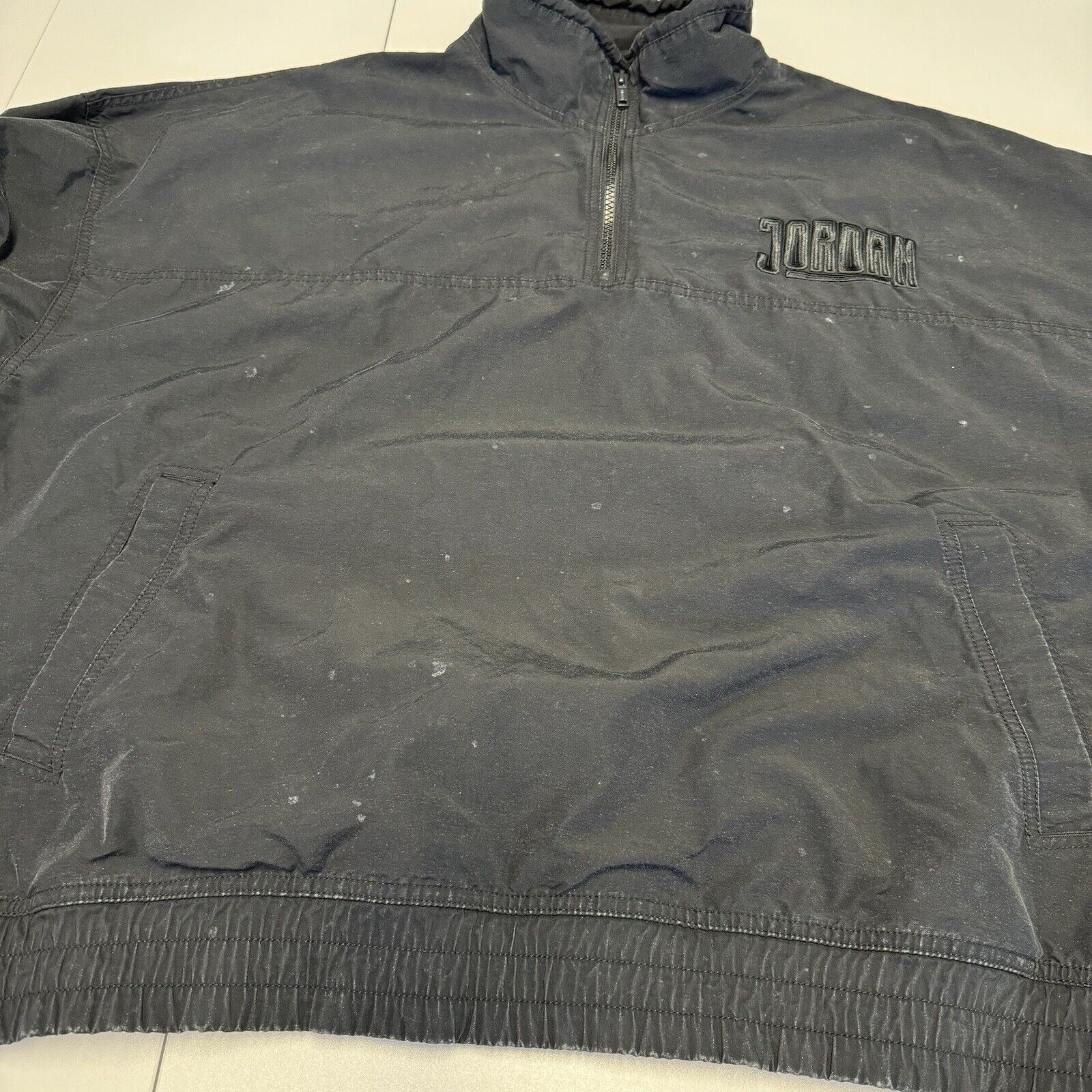 Jordan Brand Vintage Air Jordan Nike Jacket Mens XL Black 1/4 Zip Basketb Size US XL / EU 56 / 4 - 6 Thumbnail