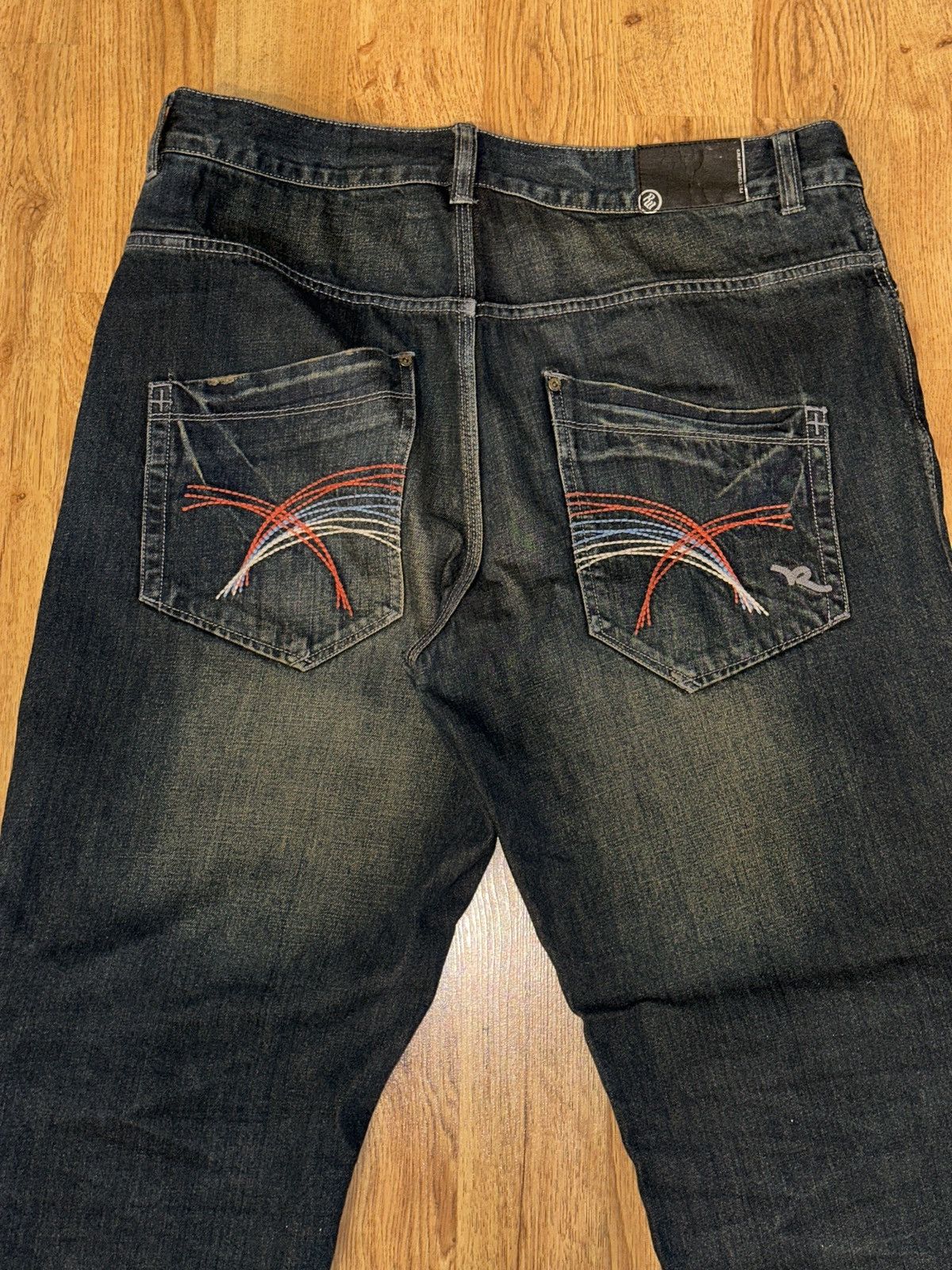 Rocawear Y2K VTG ROCAWEAR Hip Hop Baggy Skate Jeans 38x33 Size US 38 / EU 54 - 2 Thumbnail