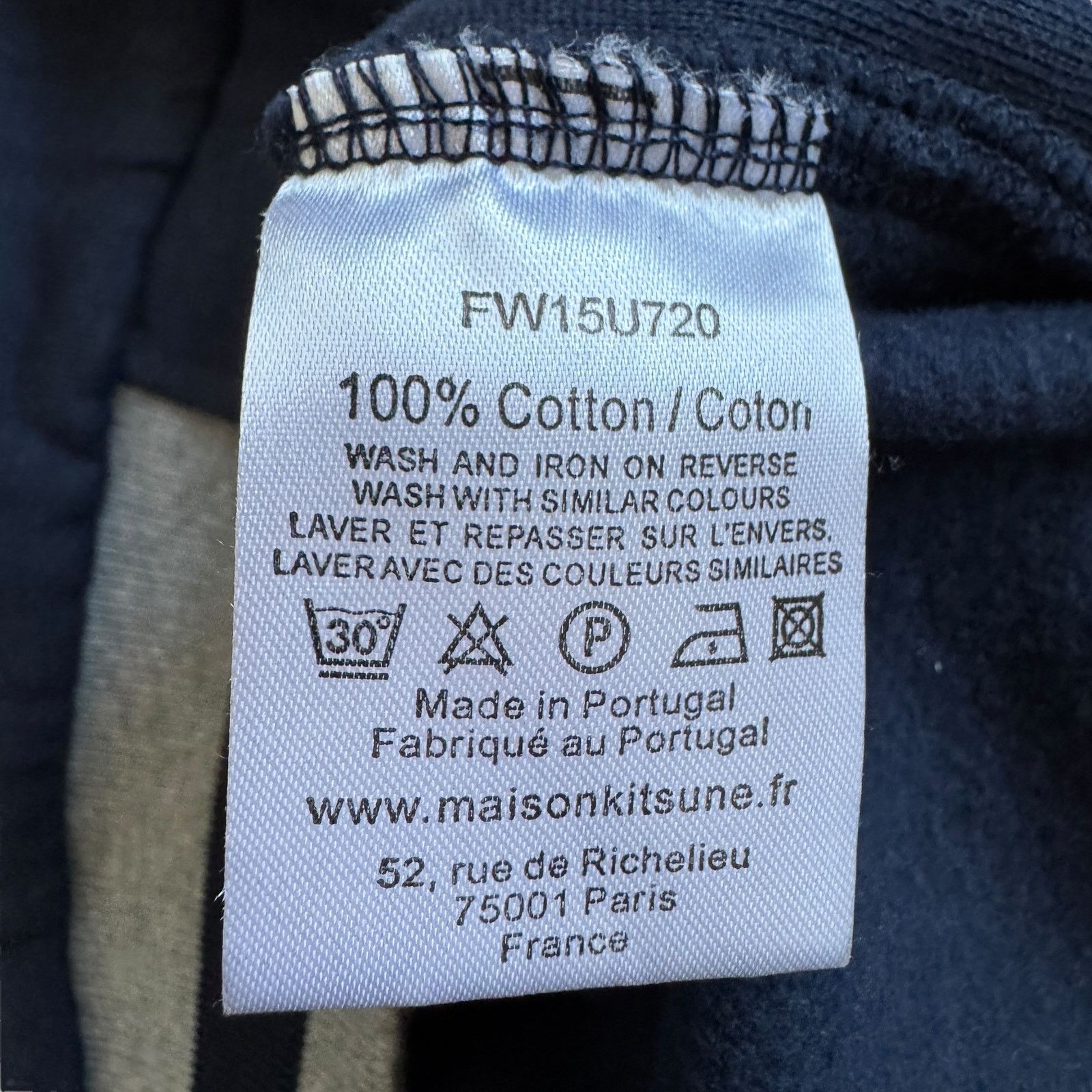 Maison Kitsune Maison Kitsune Varsity Stadium Jacket Navy Grey Size US L / EU 52-54 / 3 - 7 Thumbnail