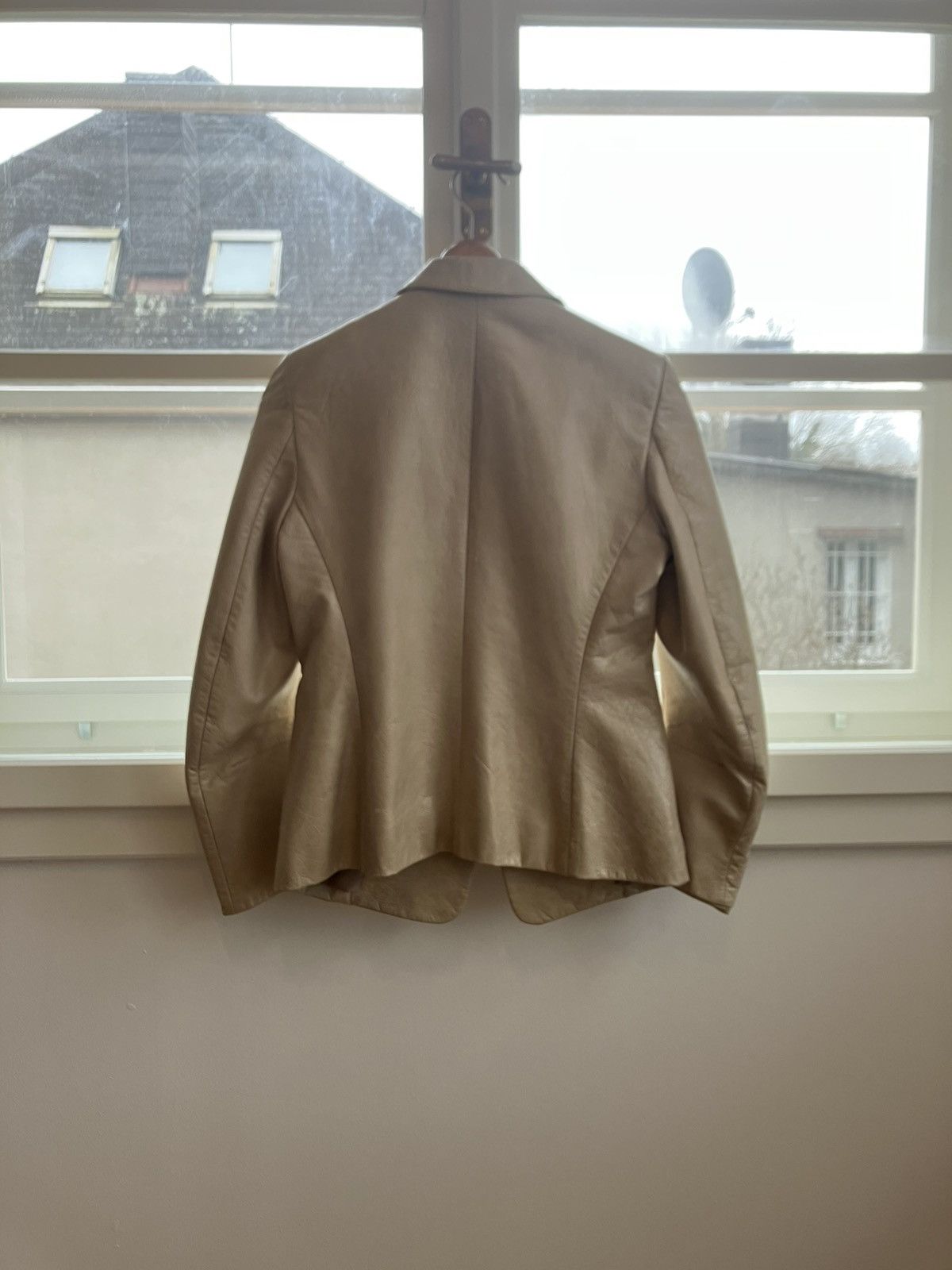 Balenciaga Balenciaga by Nicolas Ghesquiere SS05/FW05 Leather Blazer Size 40R - 4 Thumbnail