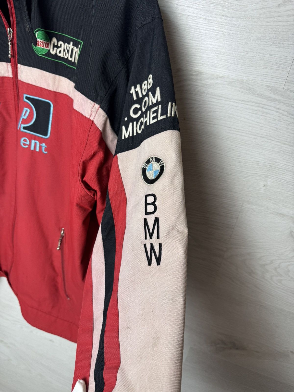 BMW BMW Williams Racing F1 Formula Uno Jacket Red Vintage Size US L / EU 52-54 / 3 - 9 Thumbnail