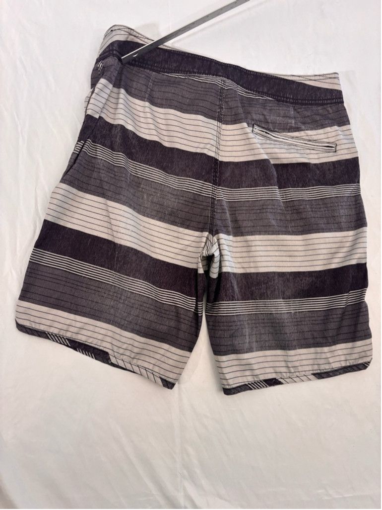 Lost Enterprises Men's Lost Swim Trunks Size 32 Gray Striped Size US 30 / EU 46 - 13 Thumbnail