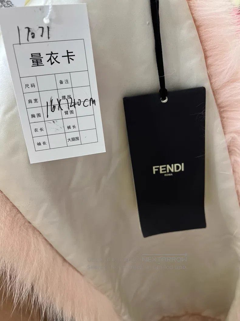 Fendi Fendi size 16×140cm Red Fox Fur Scarf Size ONE SIZE - 4 Thumbnail