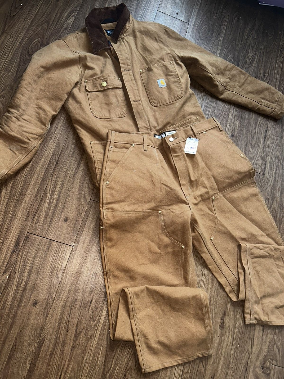 Carhartt Carhartt Jacket (Tan) Size US S / EU 44-46 / 1 - 1 Thumbnail