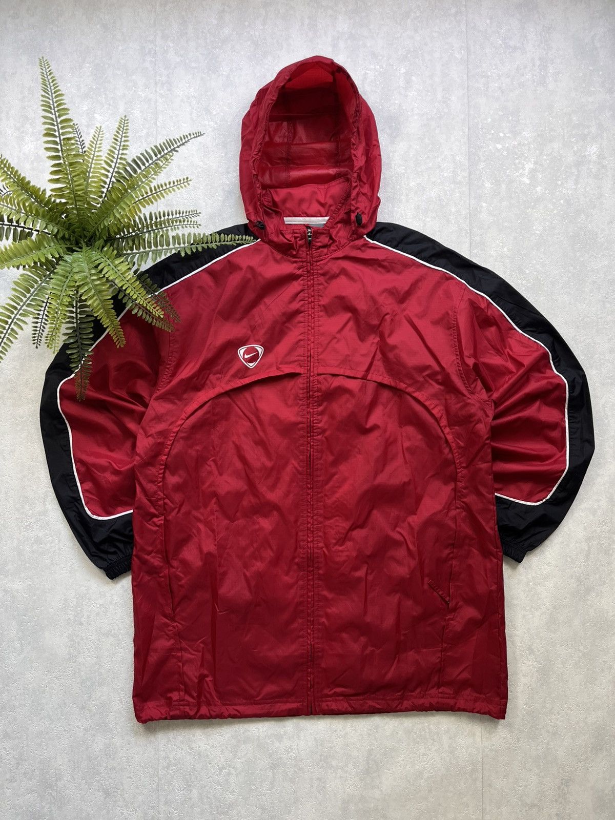 Nike 90’s NIKE TEAM RETRO HOODED TRACK JACKET SWOOSH LOGO Y2K Size US L / EU 52-54 / 3 - 1 Thumbnail